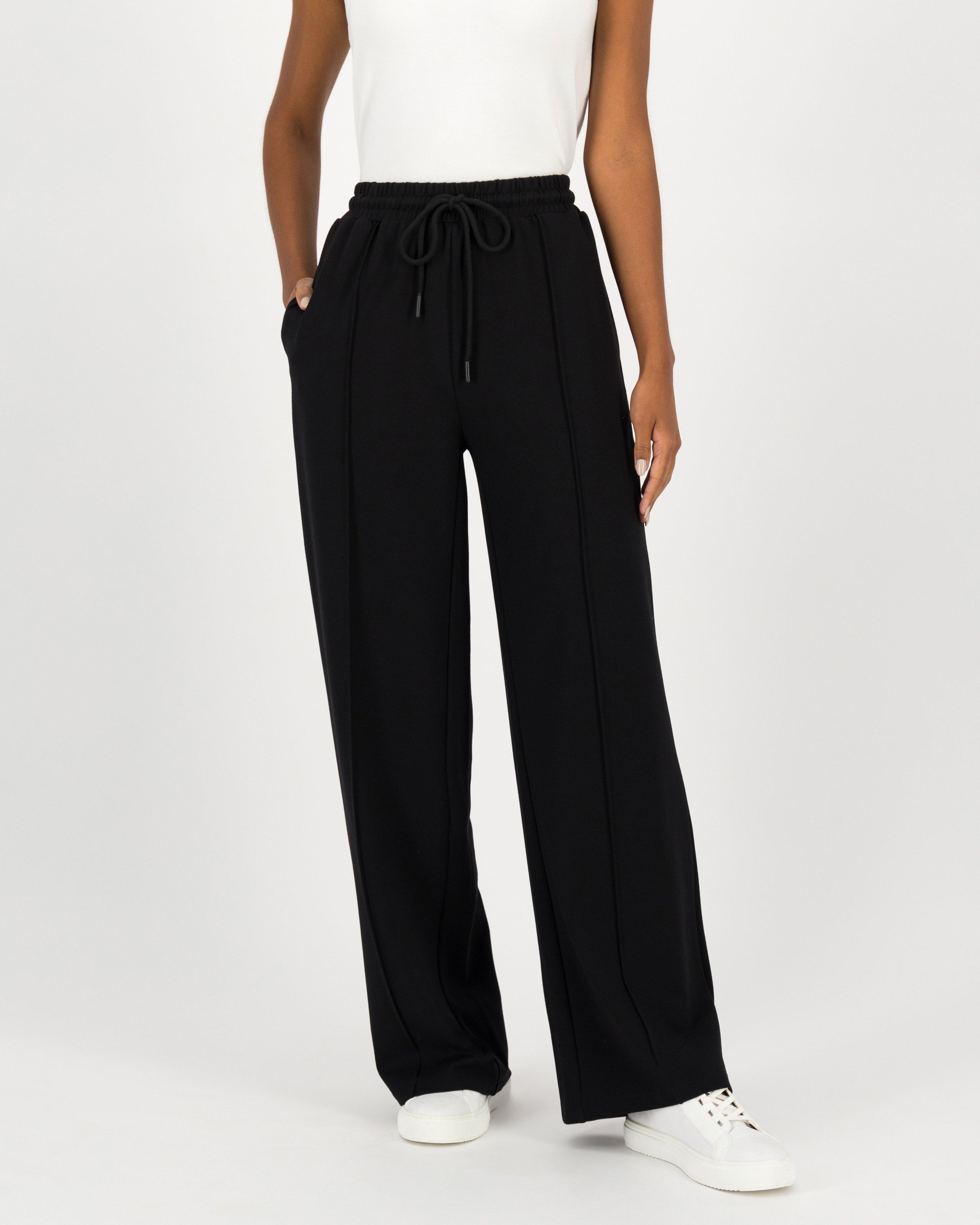 Nika Relaxed Pant -  Black