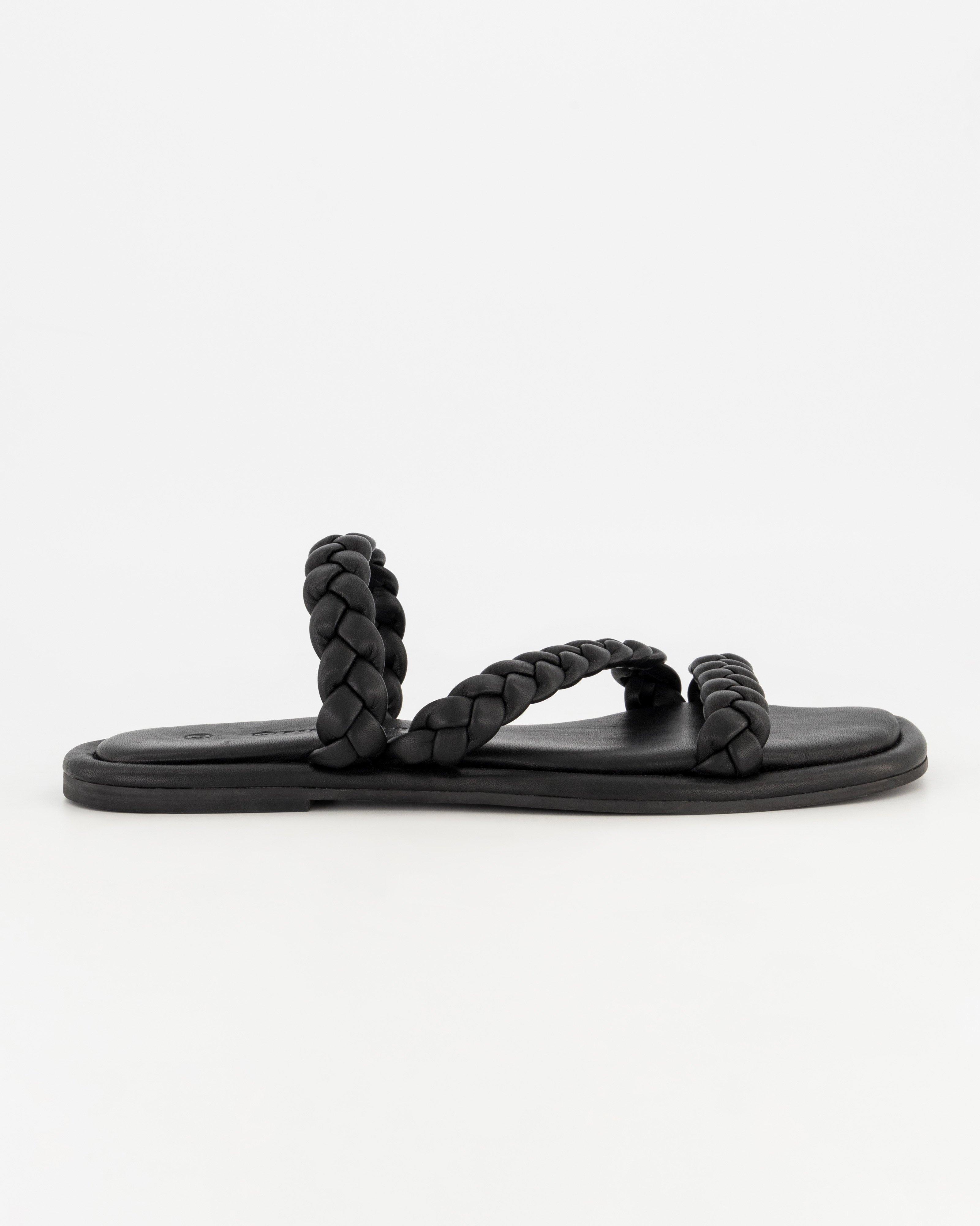 Rare Earth Women's Braided Sandals -  Black