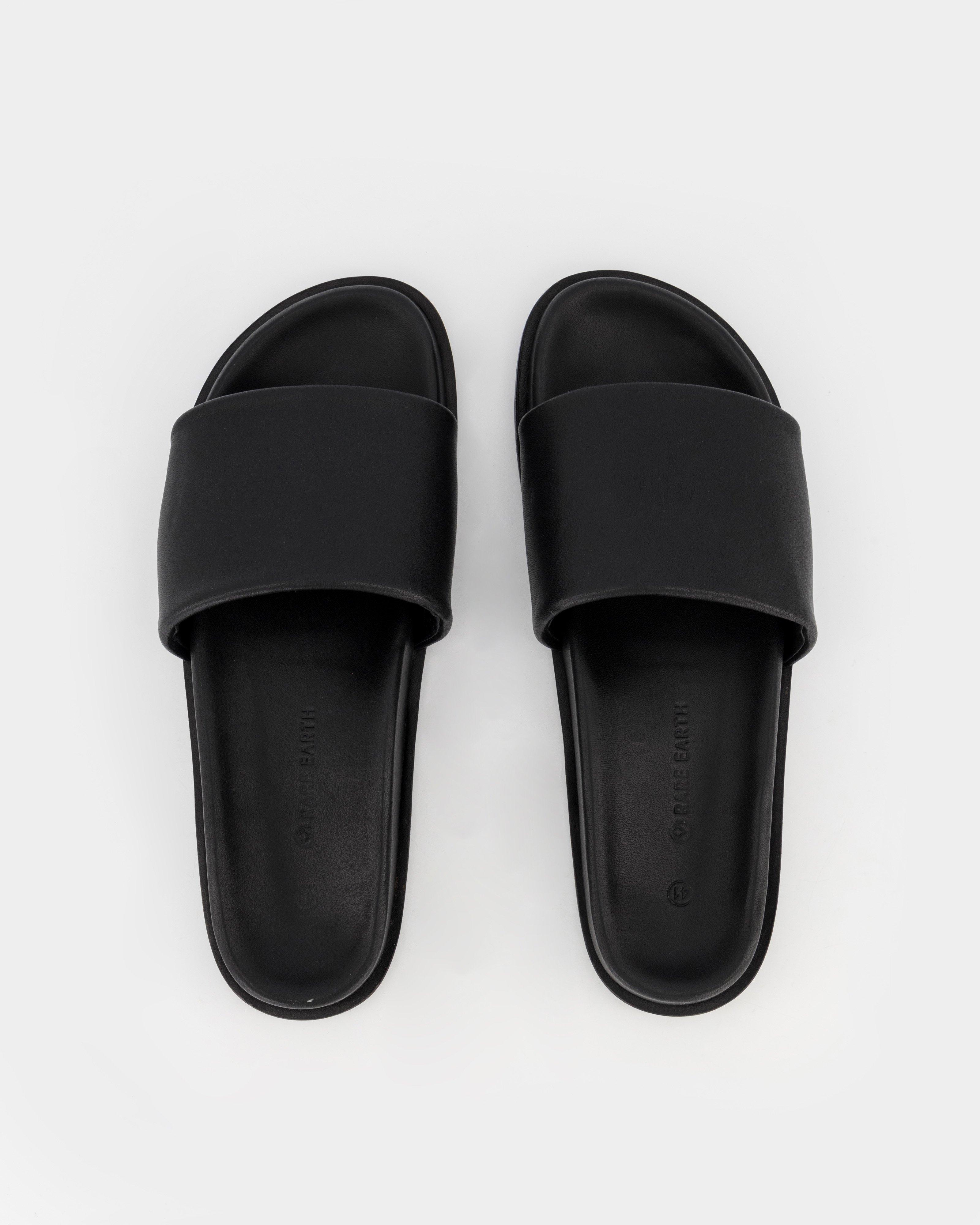 Rare Earth Women's Comfort Slides -  Black