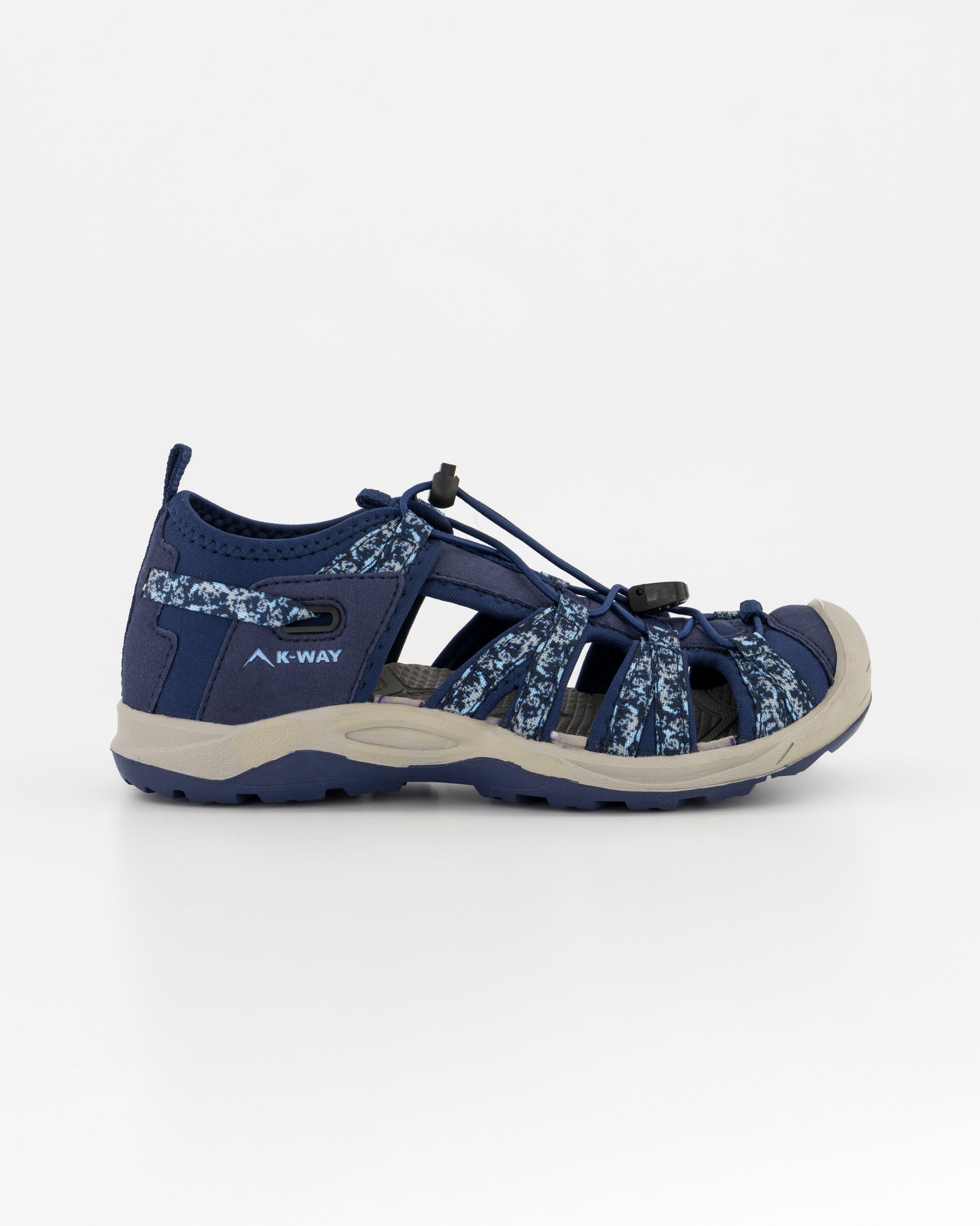 K-Way Kids Stream Sandals -  Navy