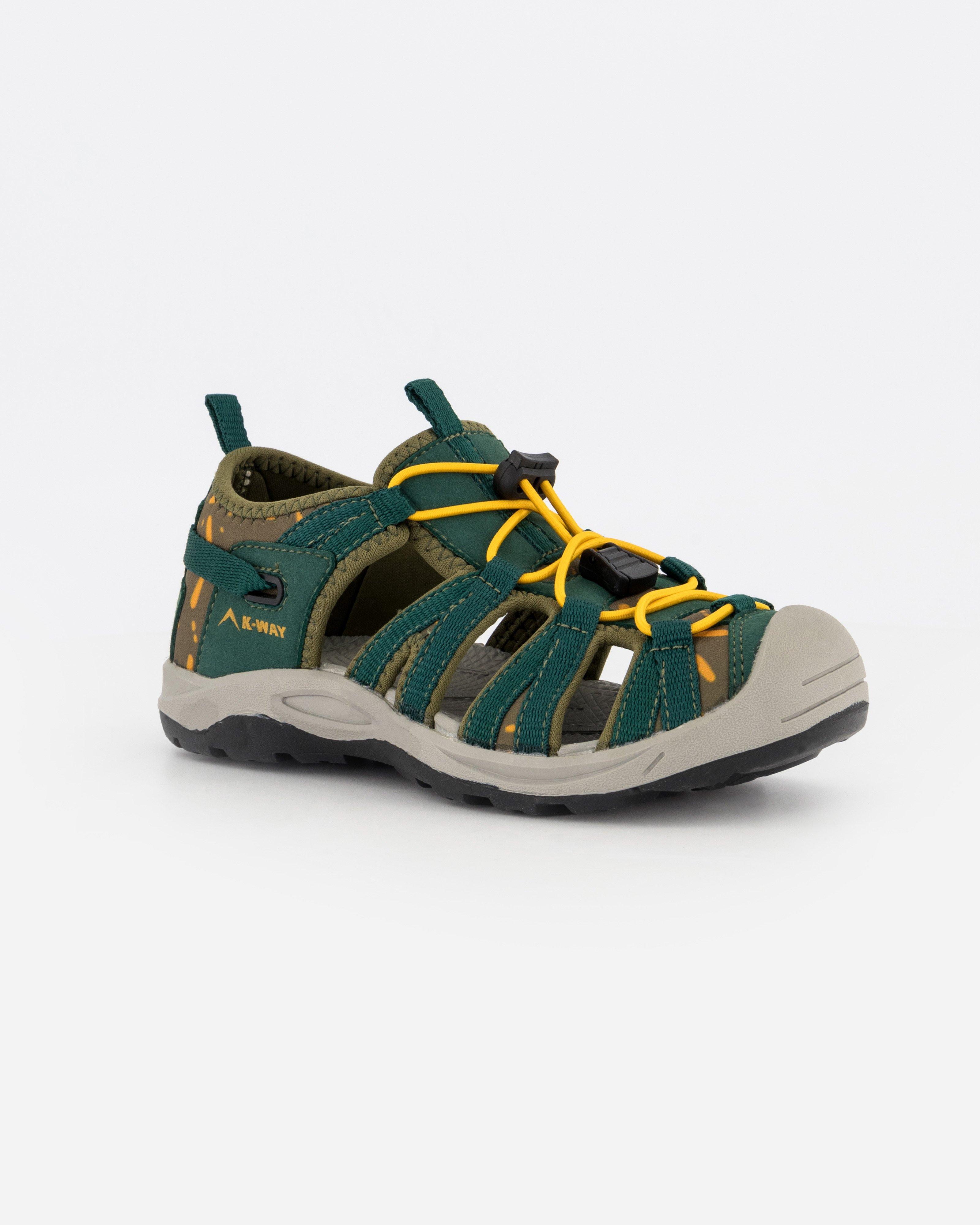 K-Way Kids Stream Sandals -  Olive