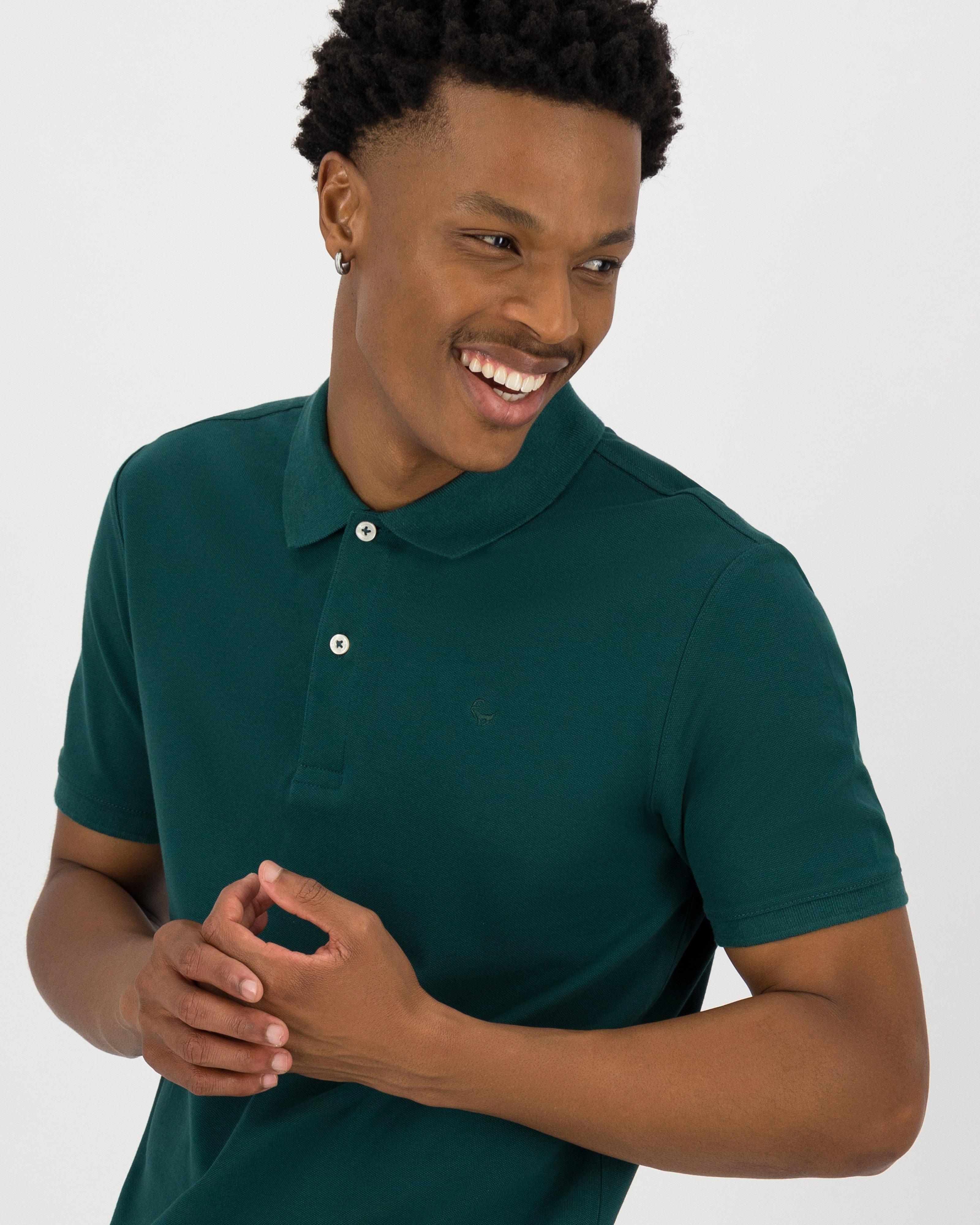 Old Khaki Men's Otis Relaxed Golfer -  Bottle Green