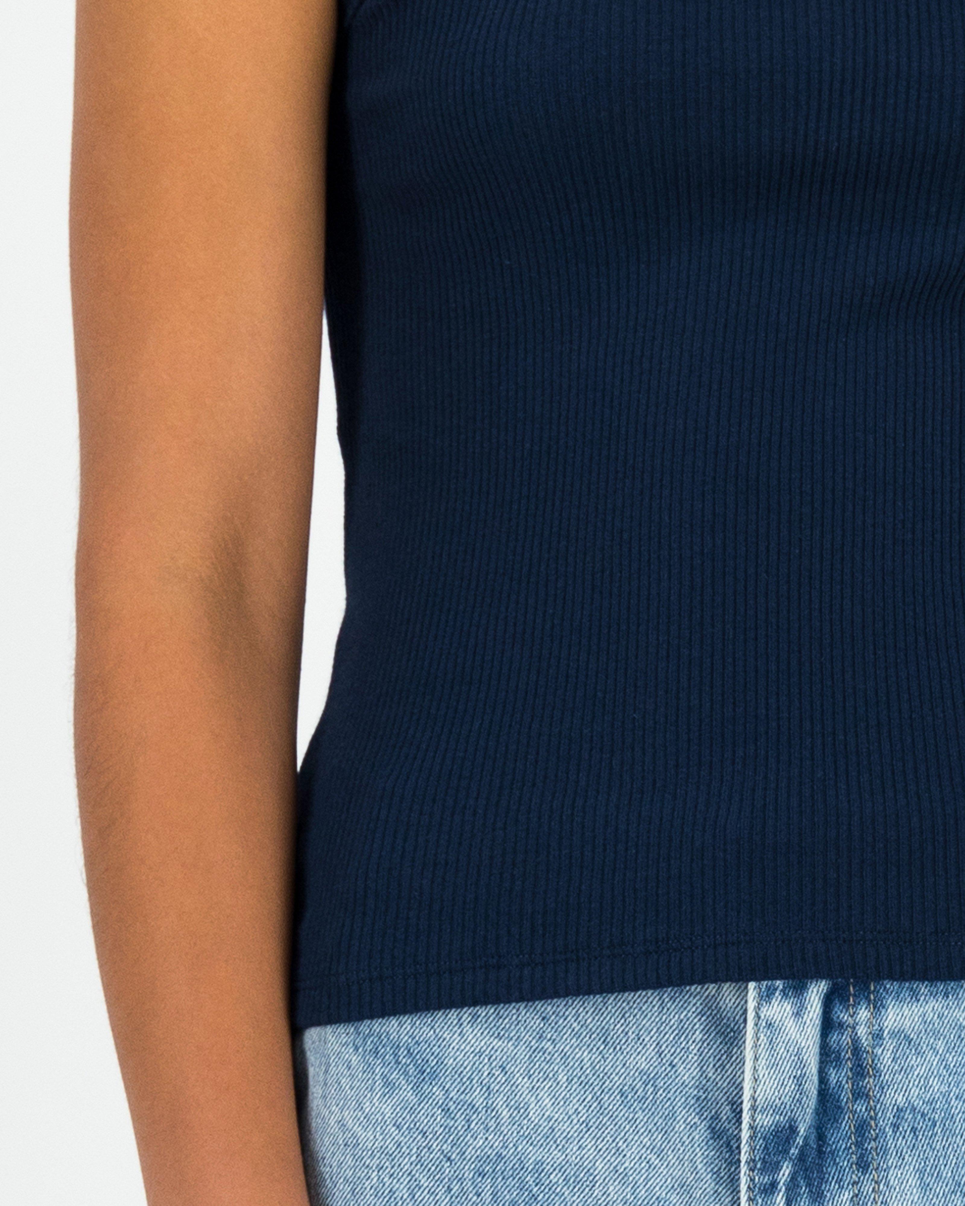 Women's Blaire Ribbed Cami -  Navy