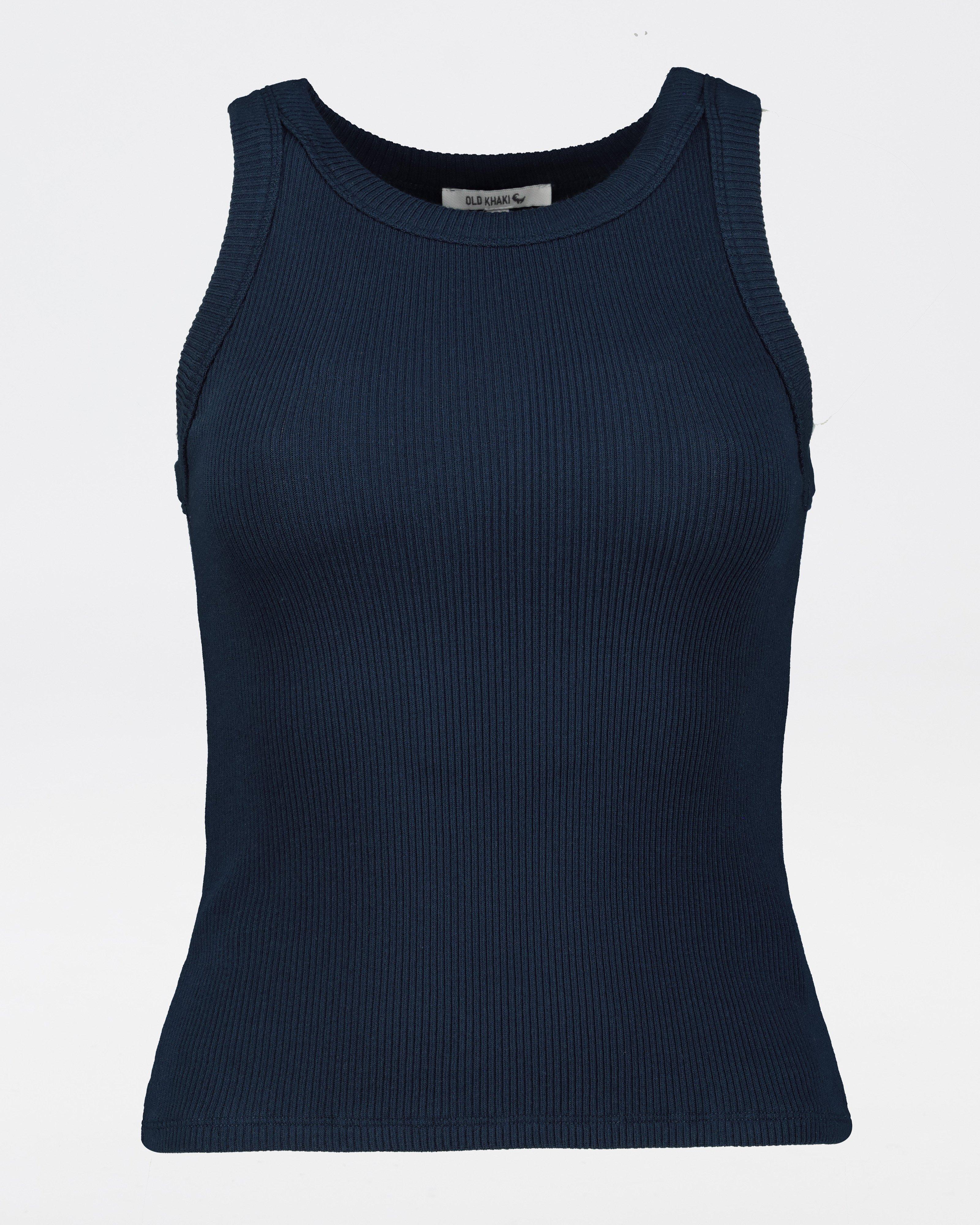 Women's Blaire Ribbed Cami -  Navy