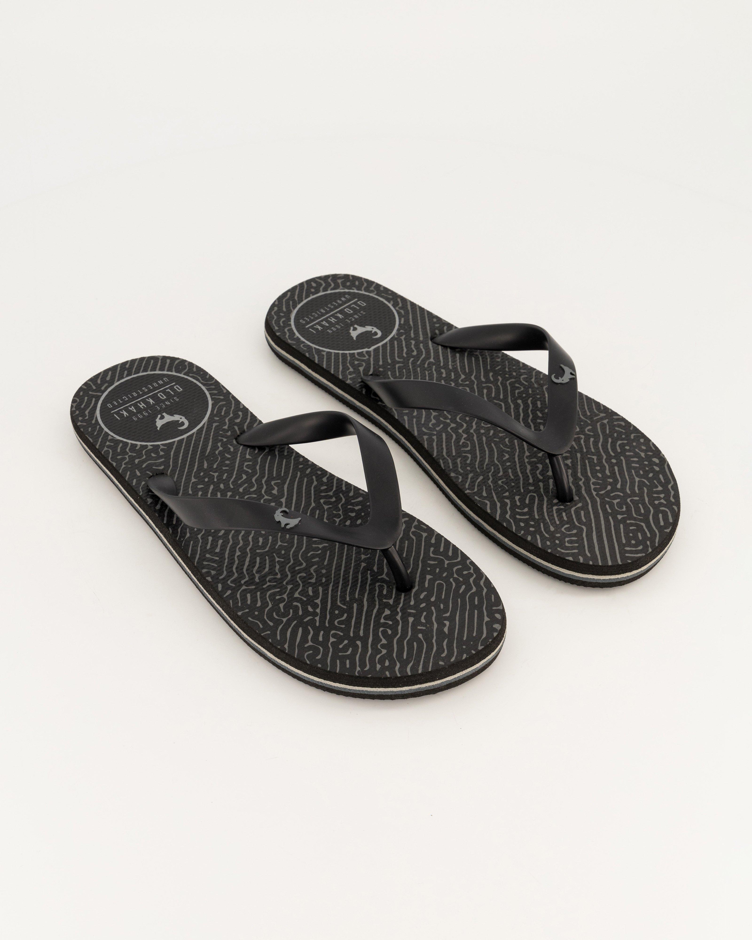 Mens khaki cheap flip flops