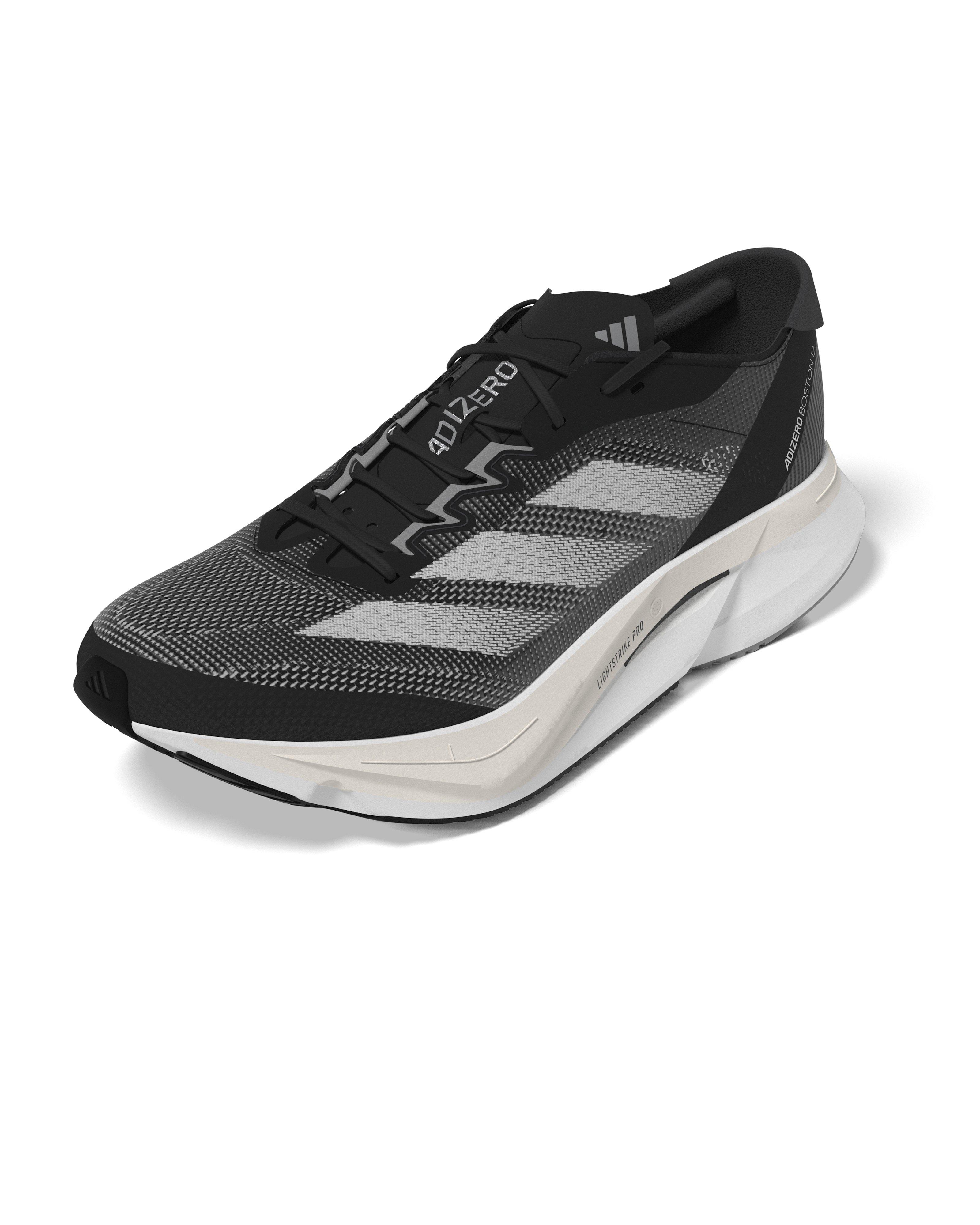 Adidas Men’s ADIZERO BOSTON 12 Road Running Shoes -  Black