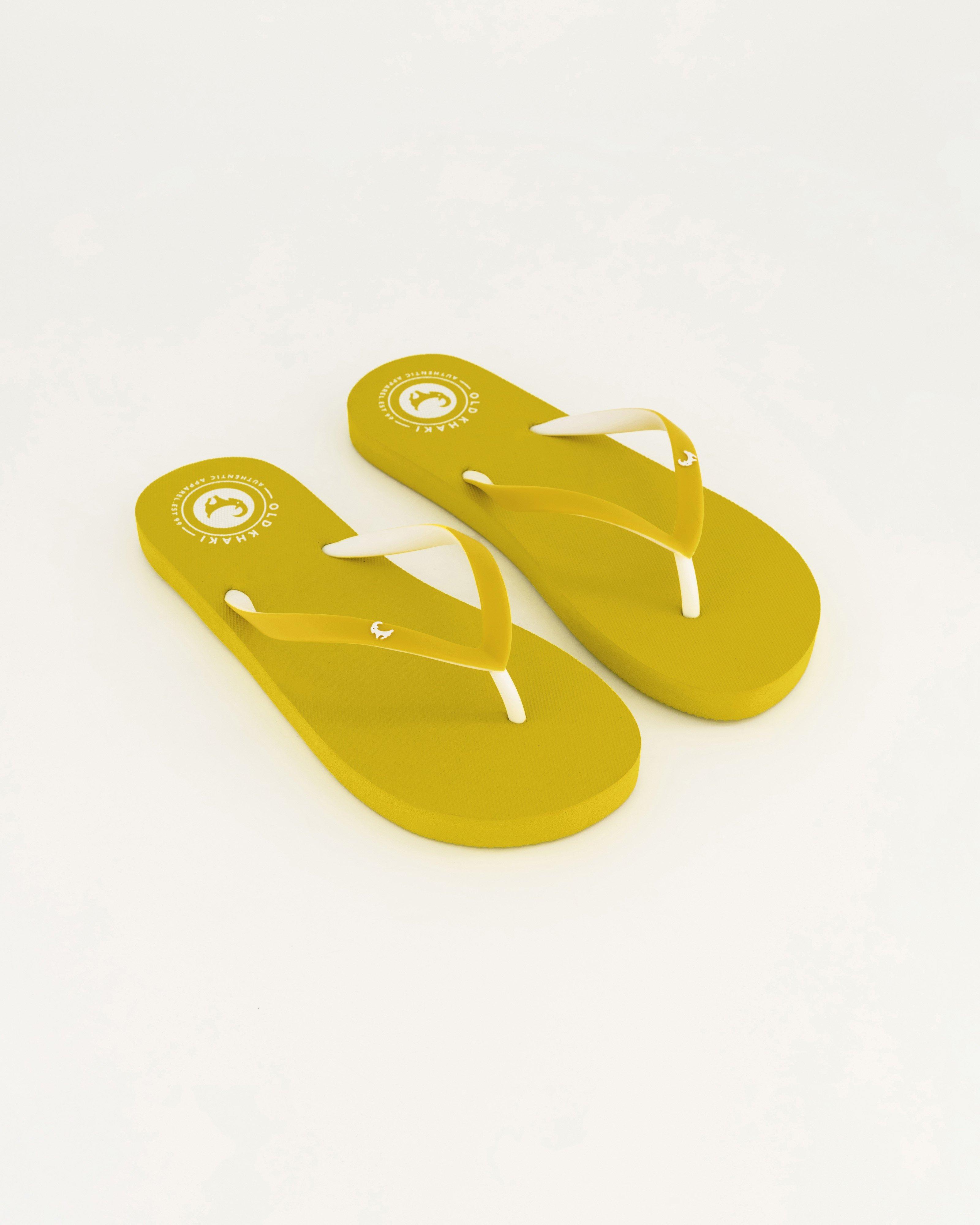 Women's Plain Tide Flip Flop -  Chartreuse