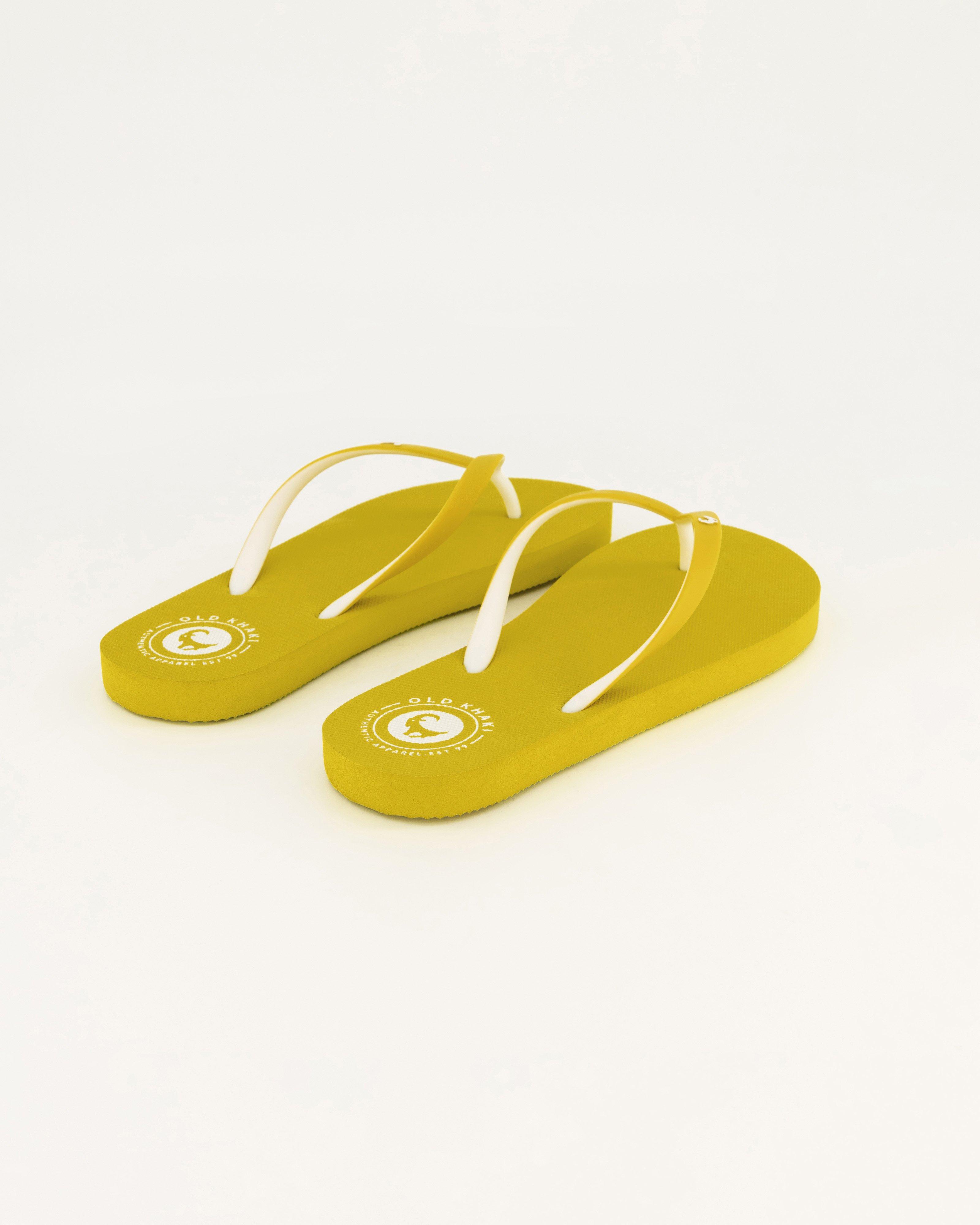 Women's Plain Tide Flip Flop -  Chartreuse