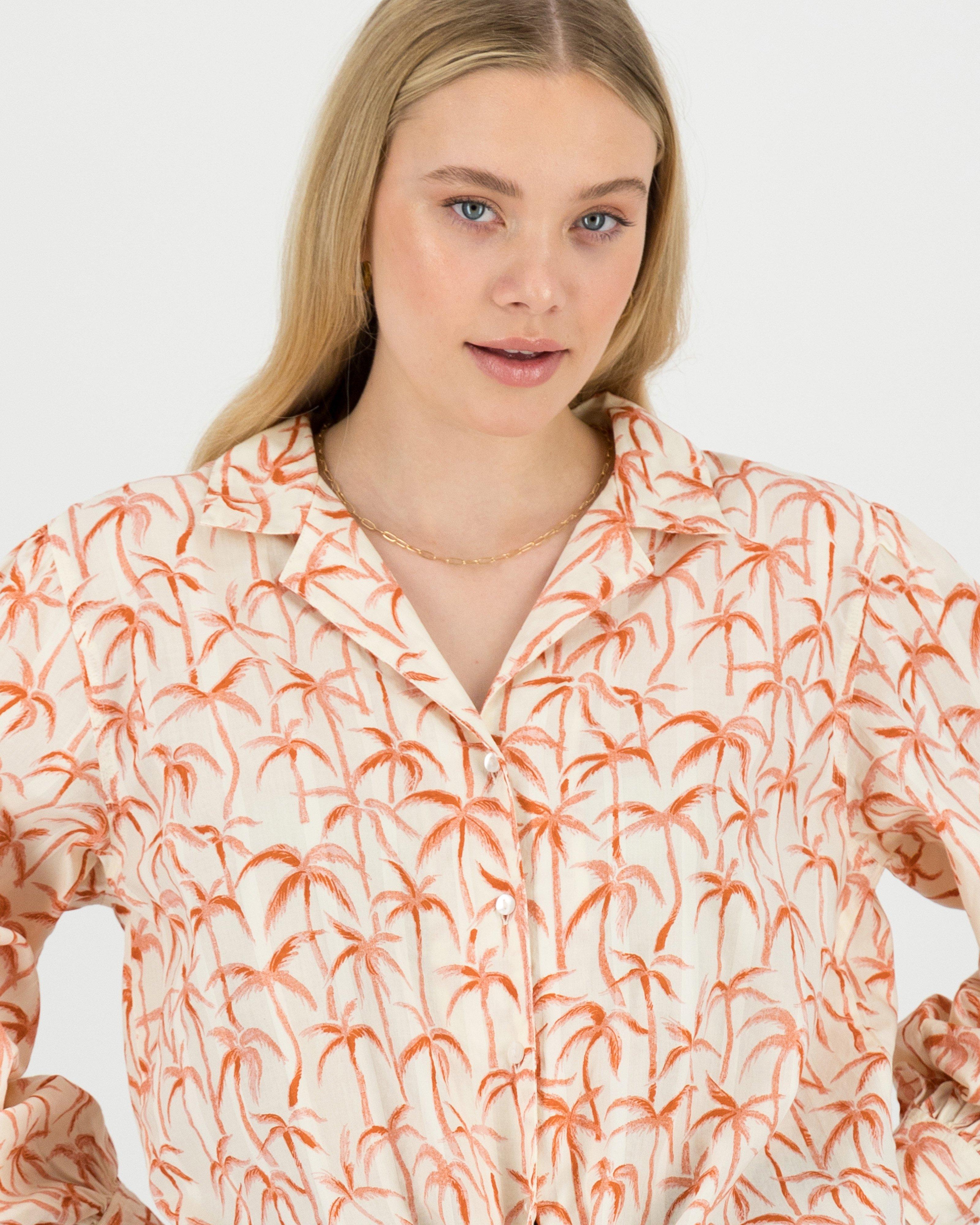 Women’s Kaz Wrap Shirt -  Peach