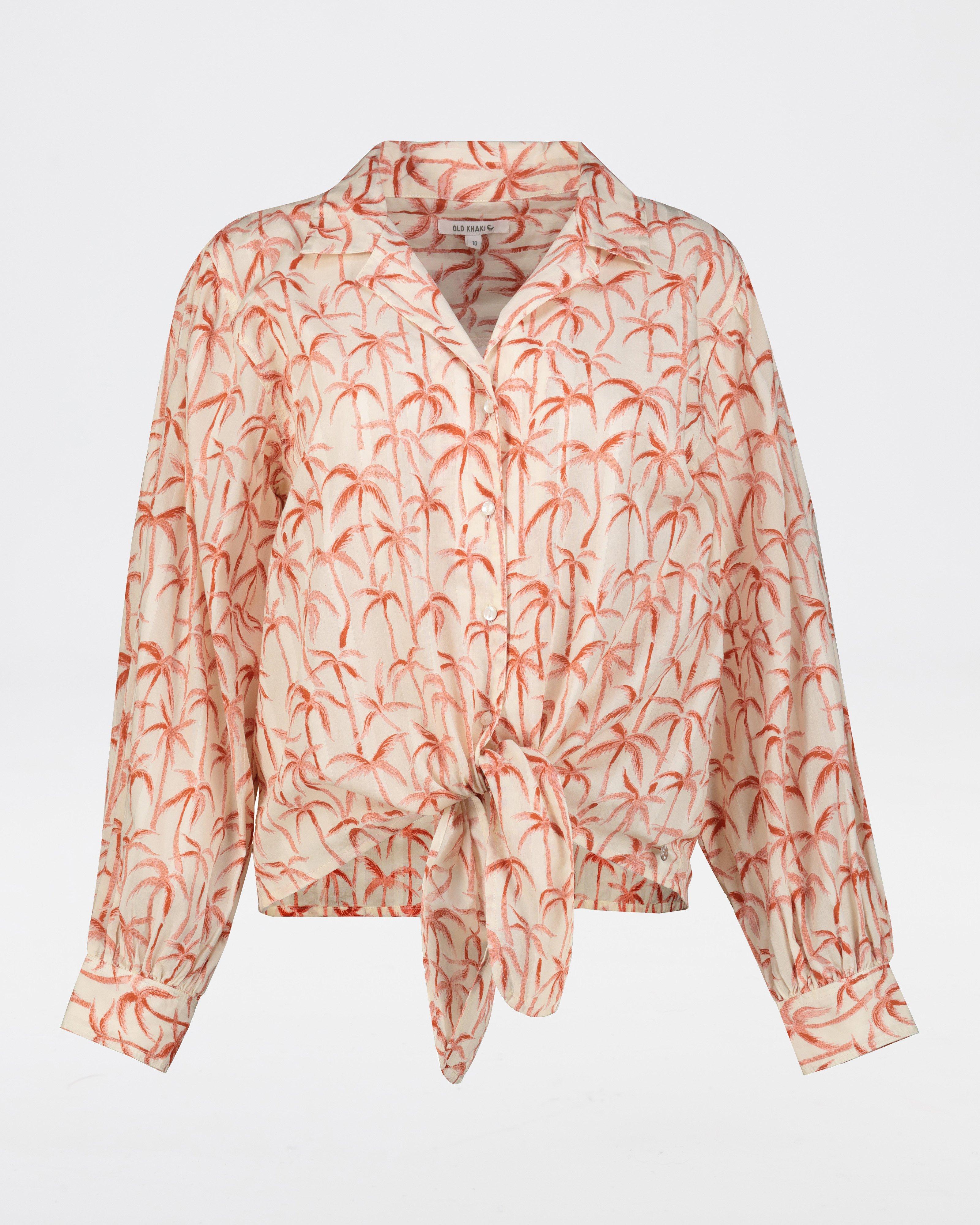 Women’s Kaz Wrap Shirt -  Peach