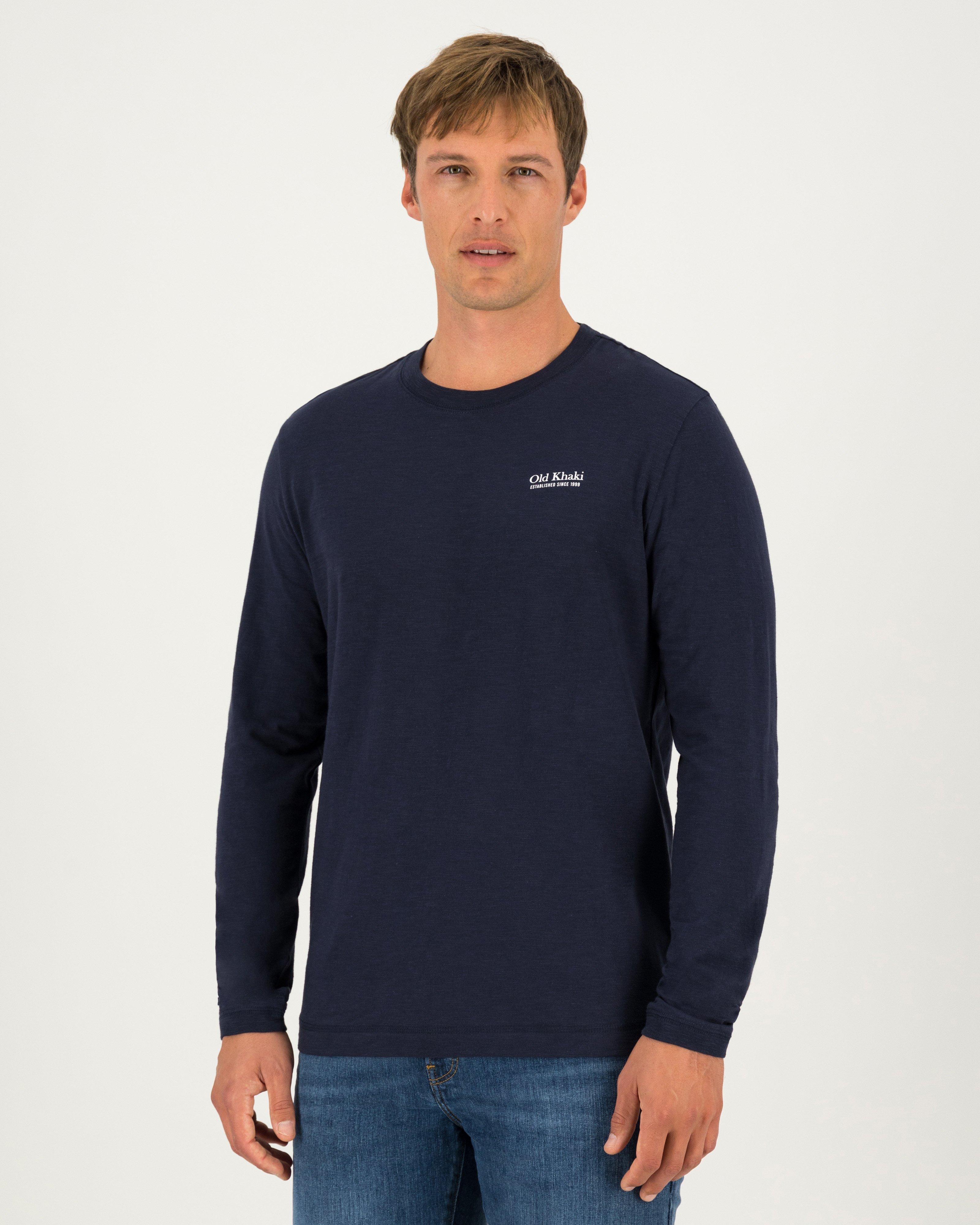 Men's Marc Slub T-Shirt -  Navy