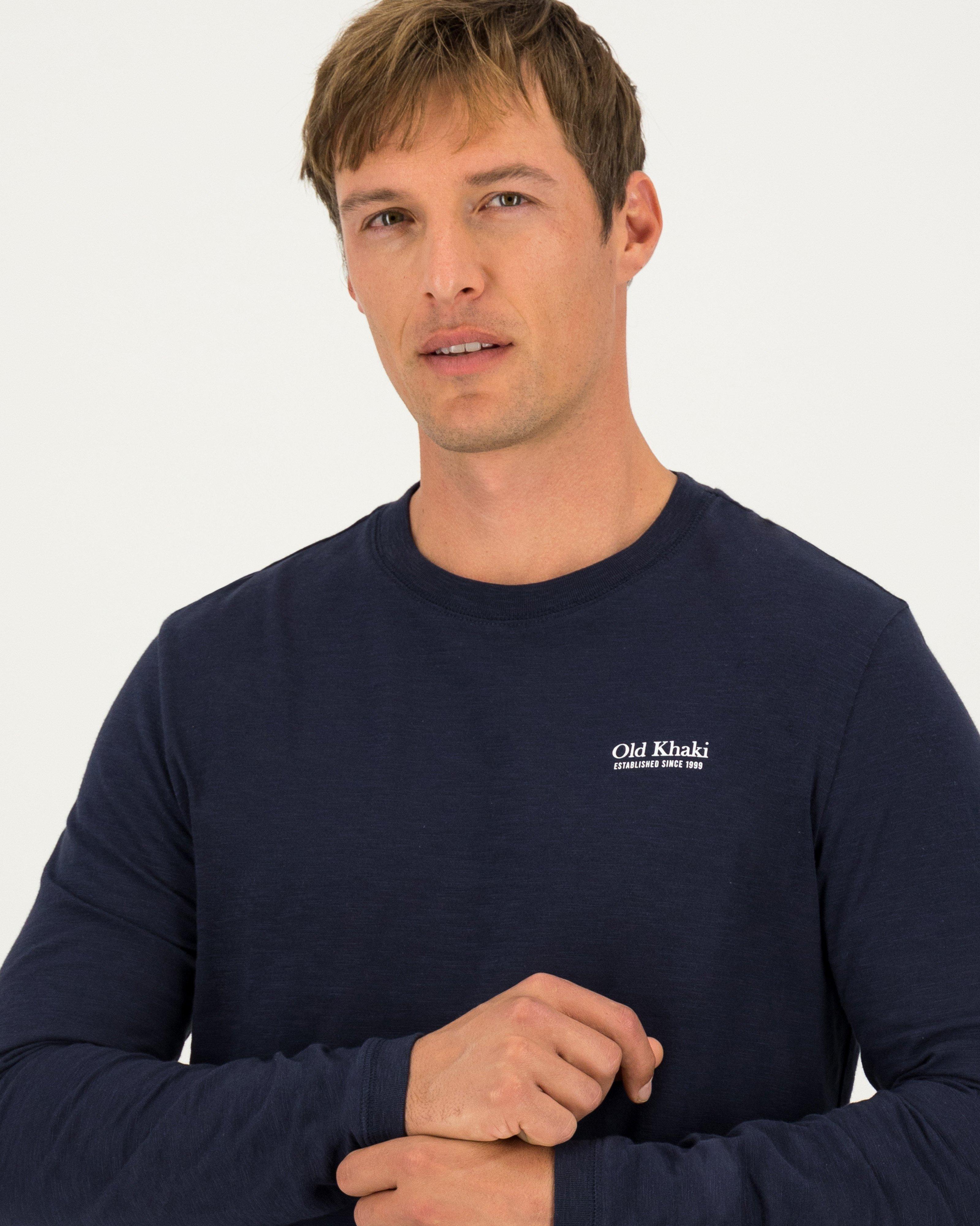 Men's Marc Slub T-Shirt -  Navy