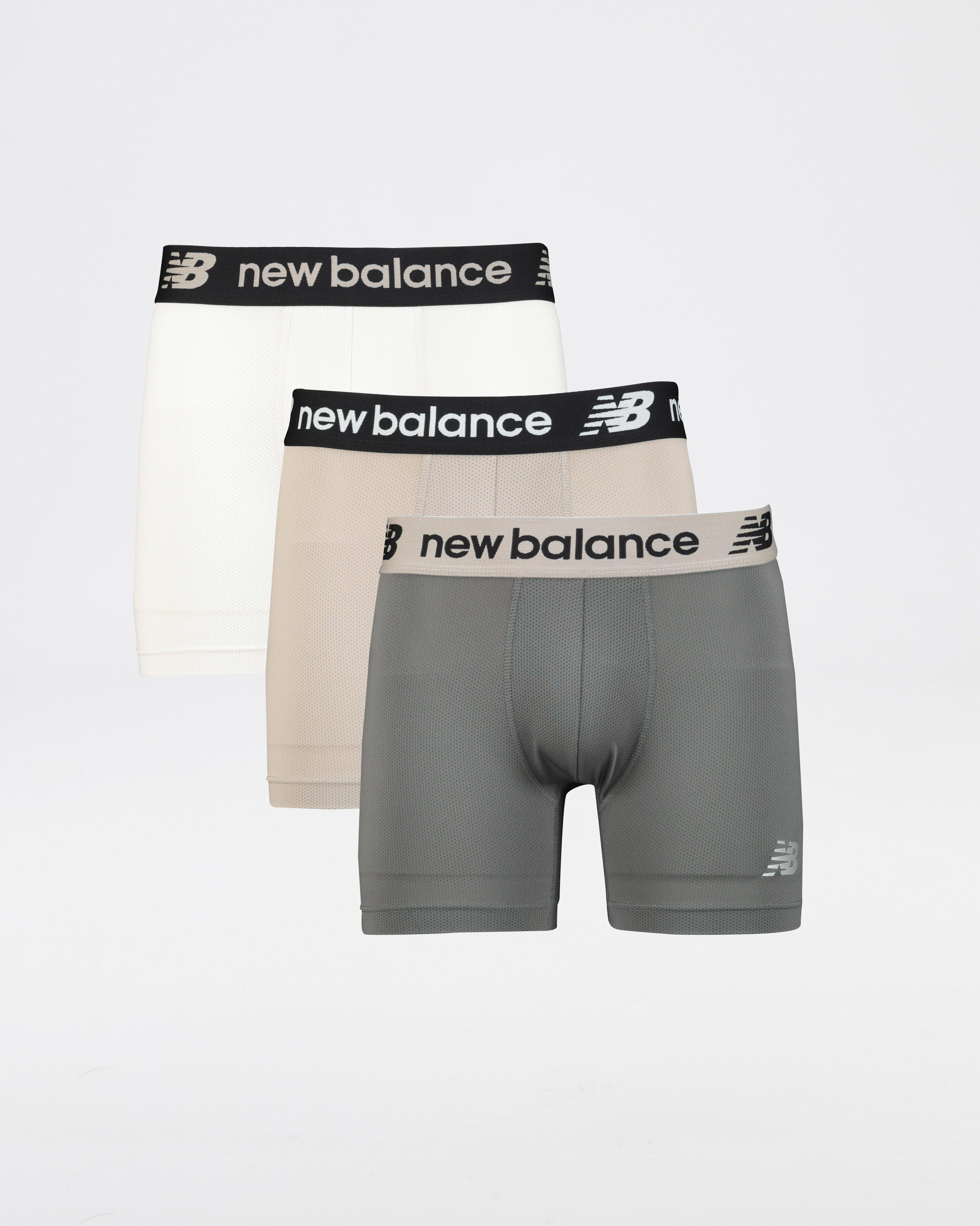 NEW BALANCE Mens Premium Performance Boxer Brief XL Grey