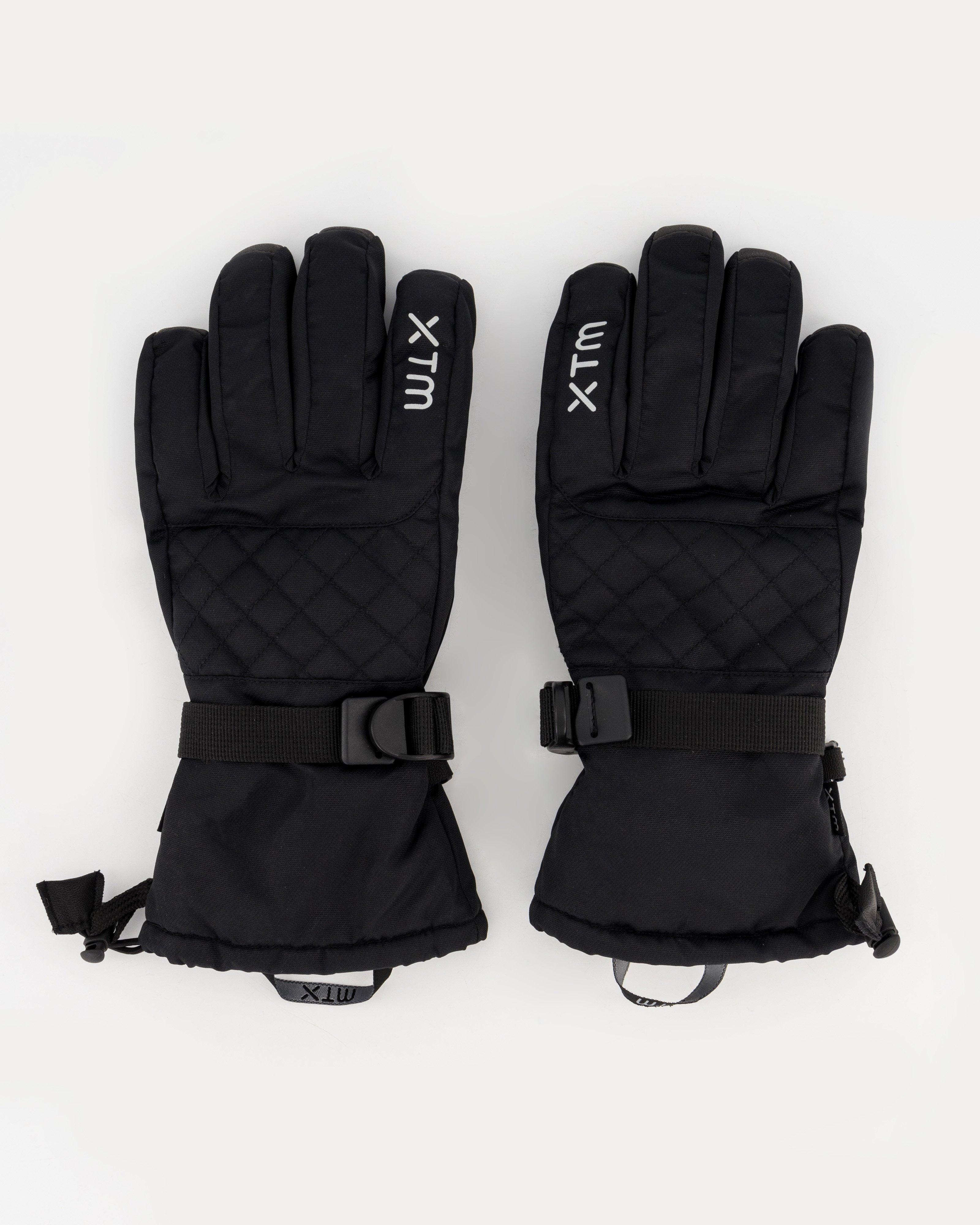 XTM Women's Quilt Gloves -  Black