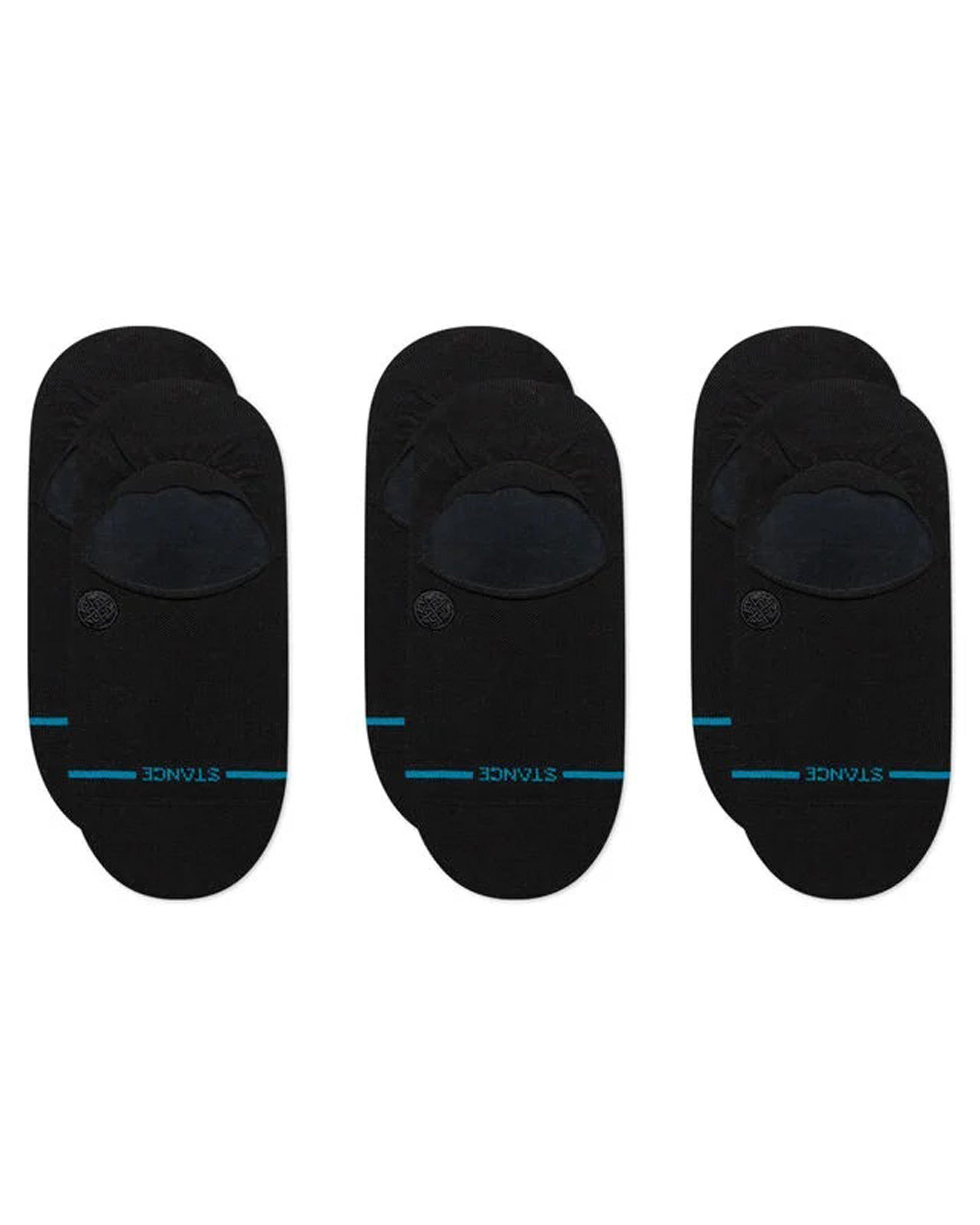 STANCE Icon No Show 3-Pack Socks -  Black
