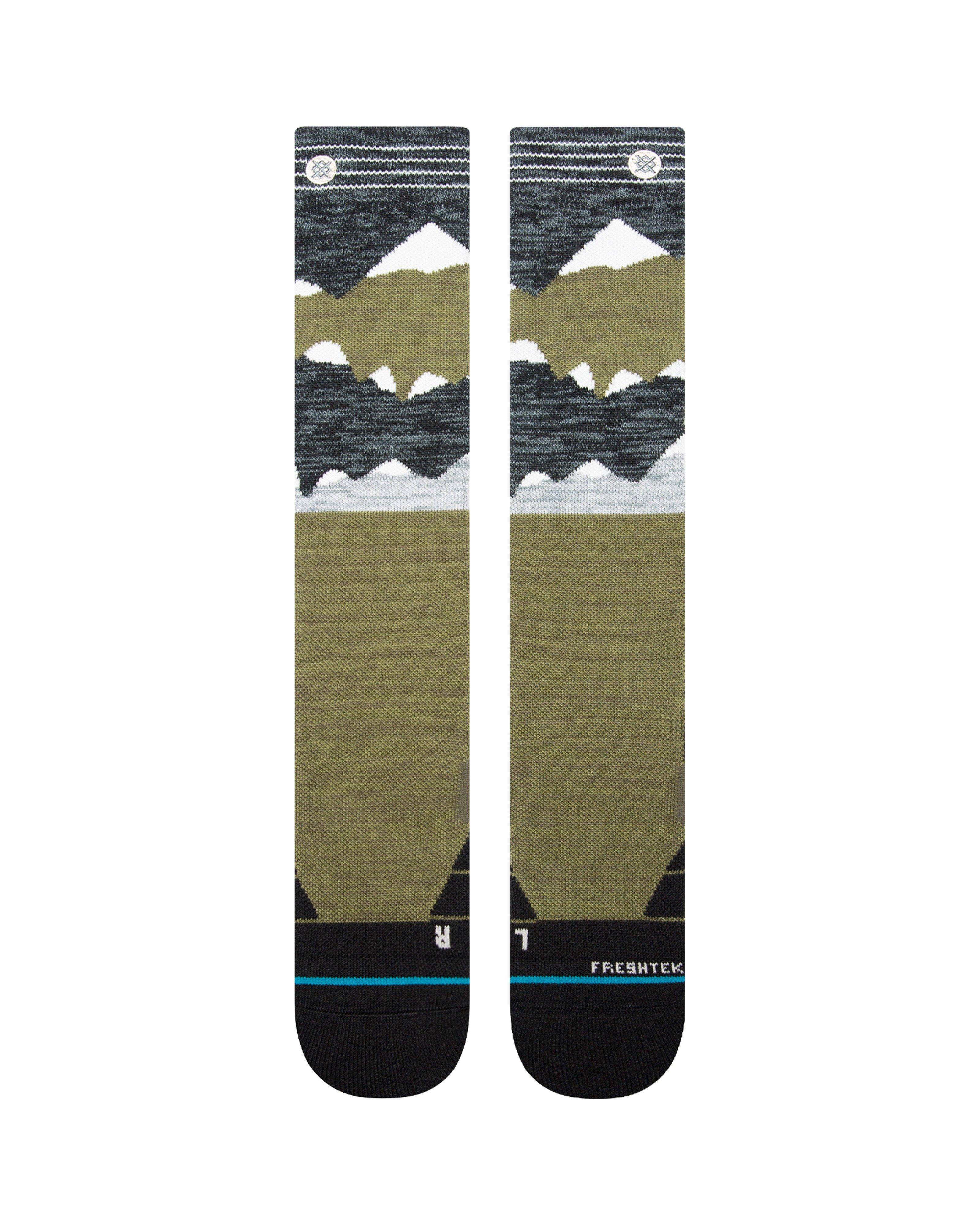 STANCE Lonely Peaks Snow Socks -  Light Olive