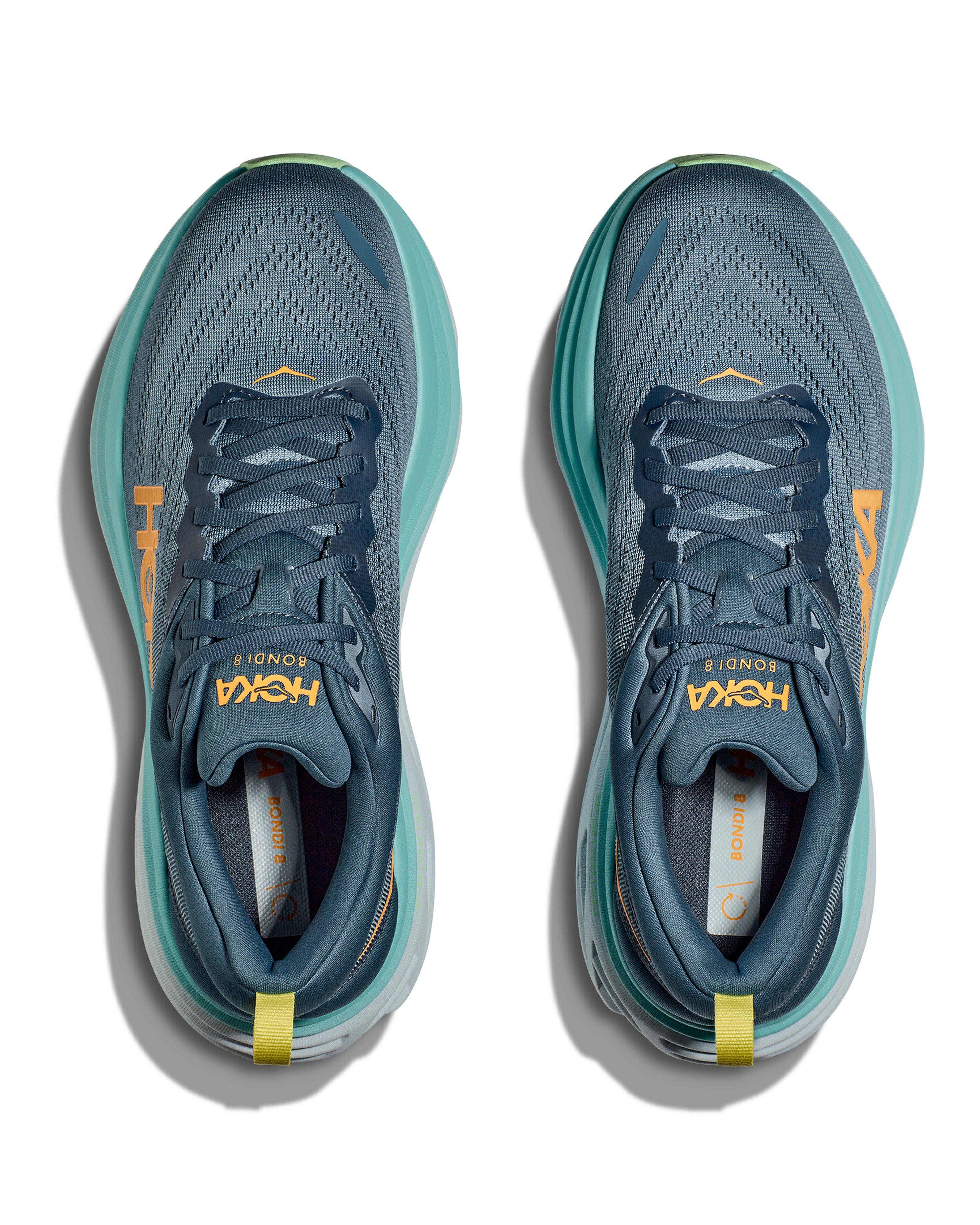 HOKA Men's Bondi 8 Road Running Shoes -  Green