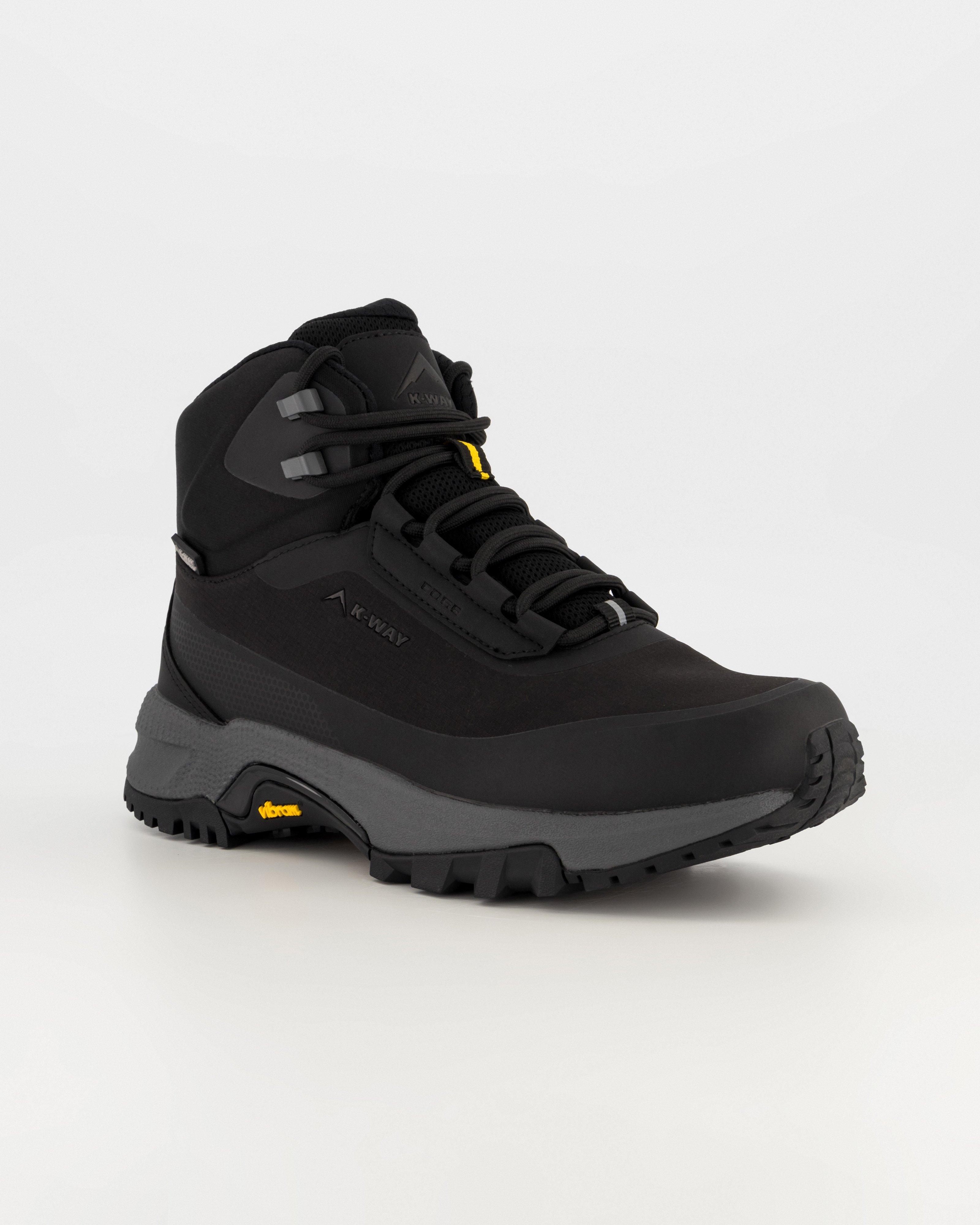 K-Way Men’s Edge 4 Mid Waterproof Hiking Boots -  Black