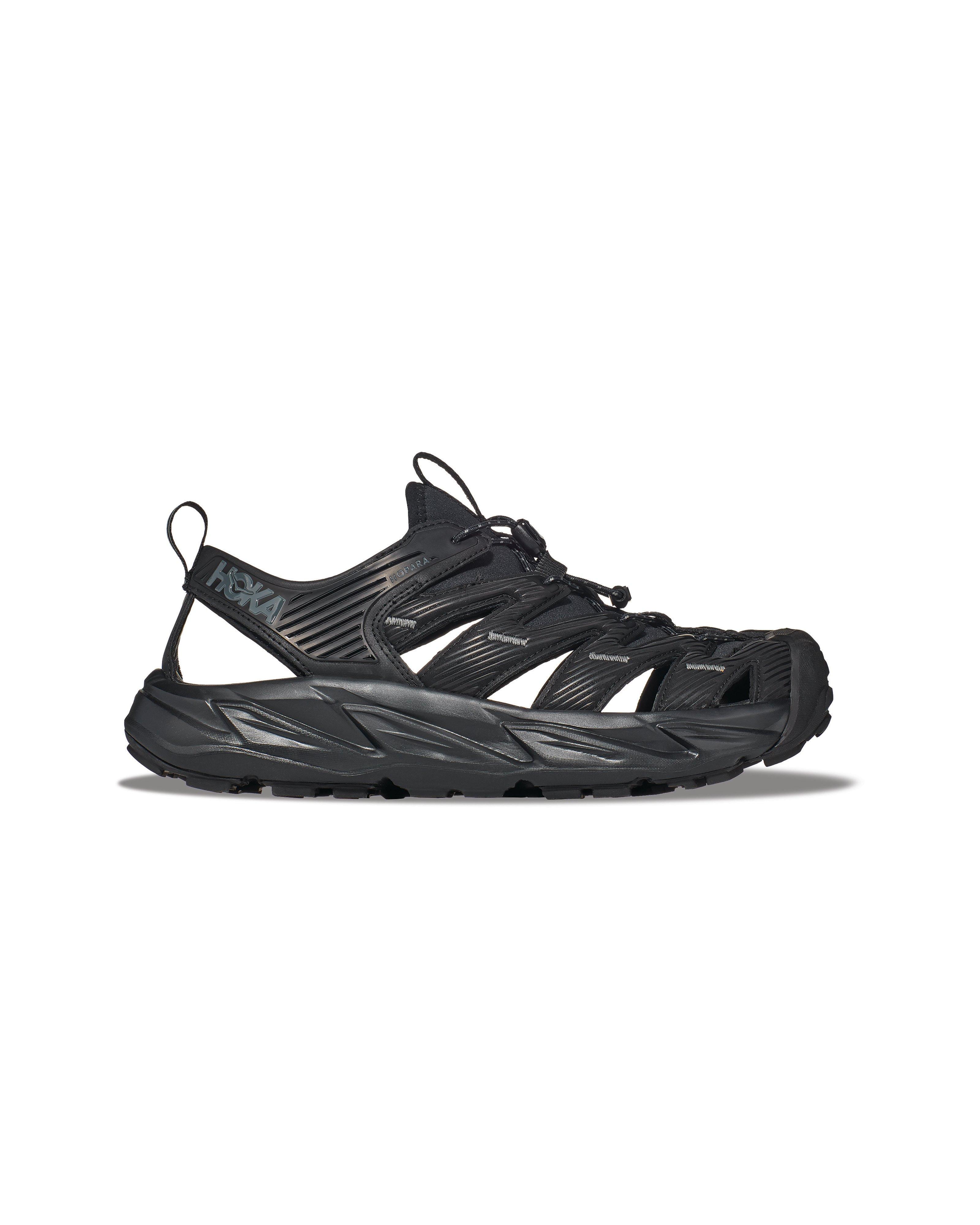 HOKA Men’s Hopara Sandals -  Black