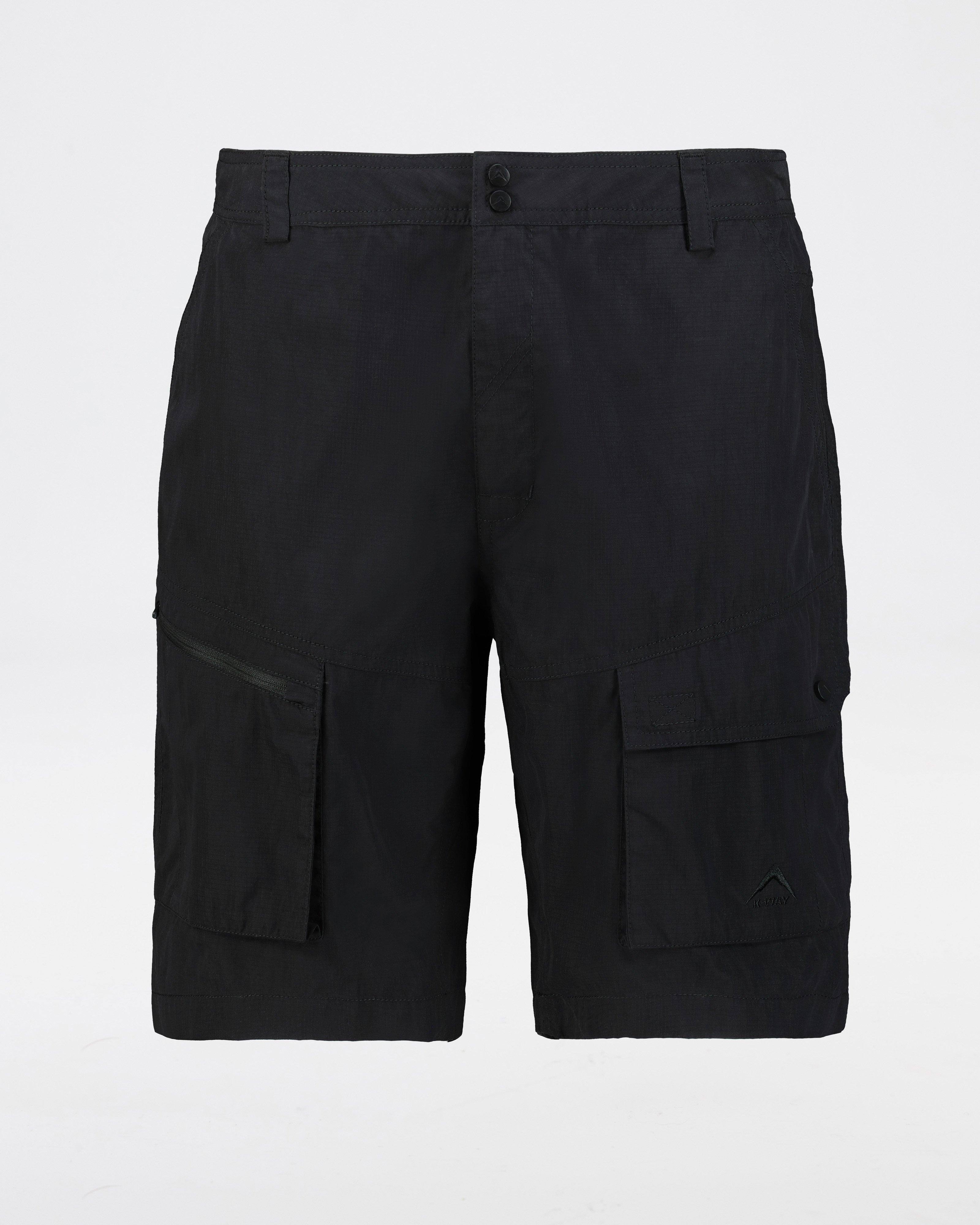 K-Way Men’s Gorge Tech Shorts -  Black