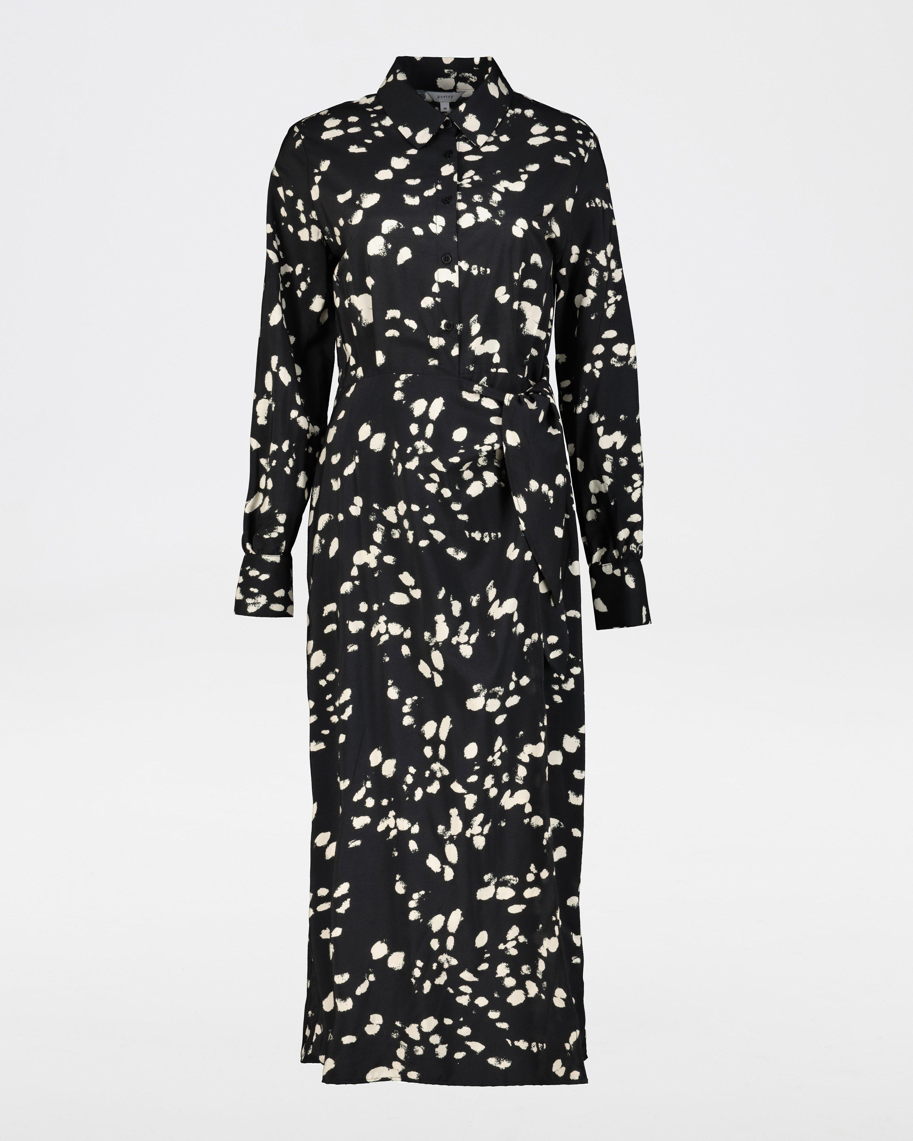 Moira jacquard wrap outlet dress