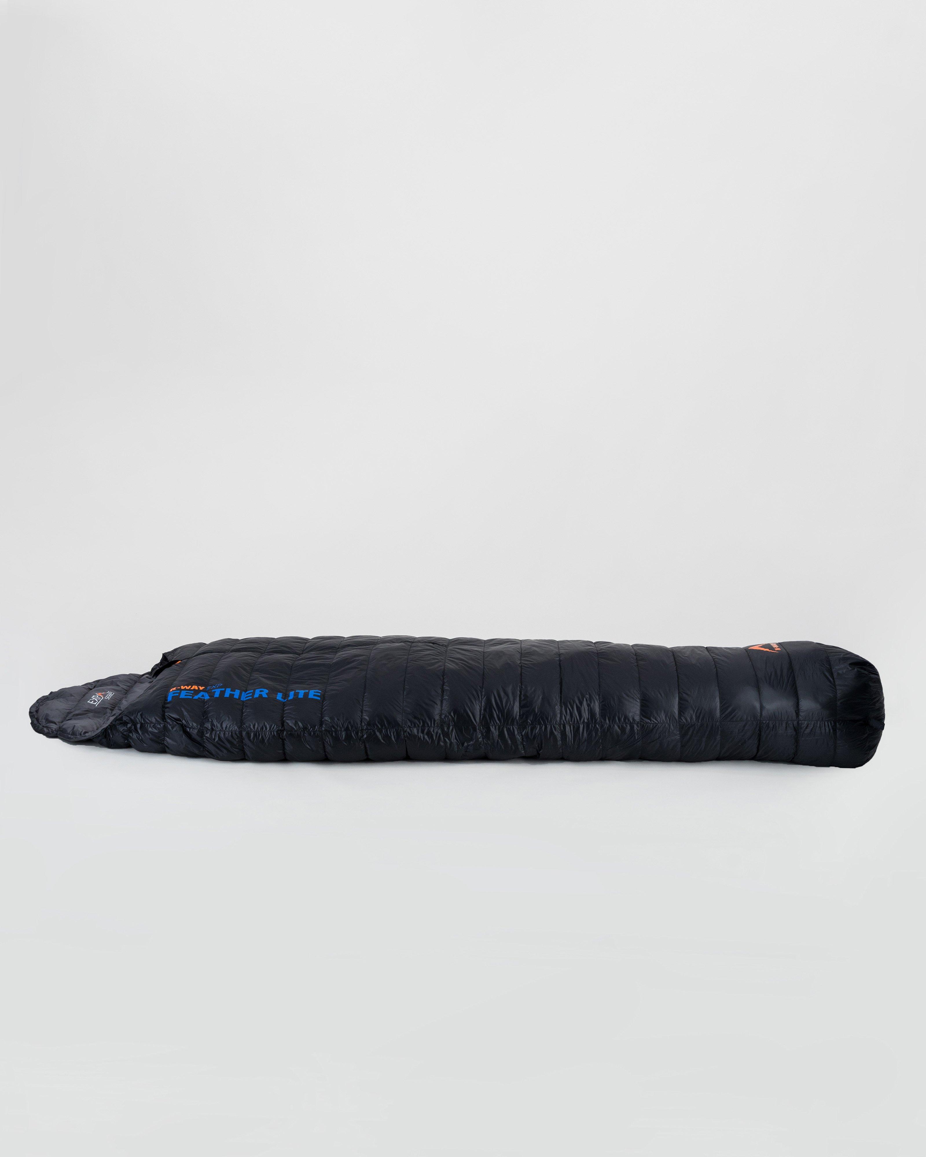 K-Way Feather Lite Sleeping Bag -  Black