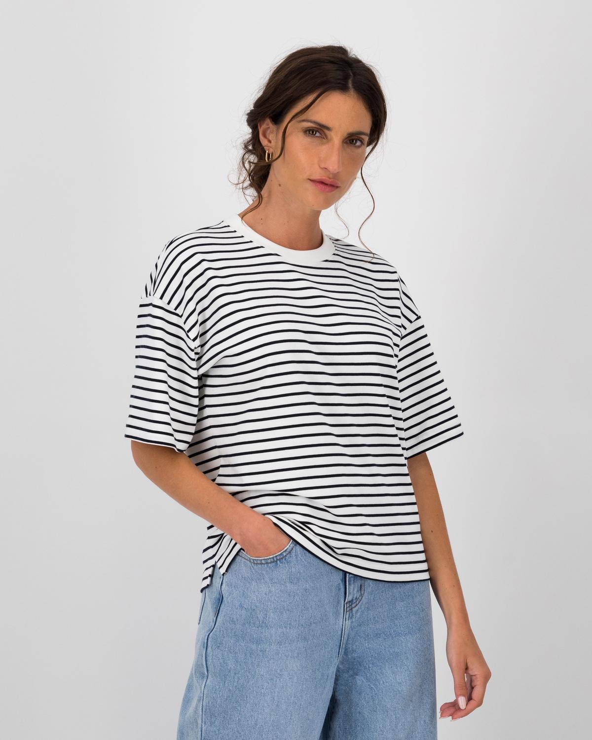 Bekah Stripe T-Shirt - Poetry Clothing Store