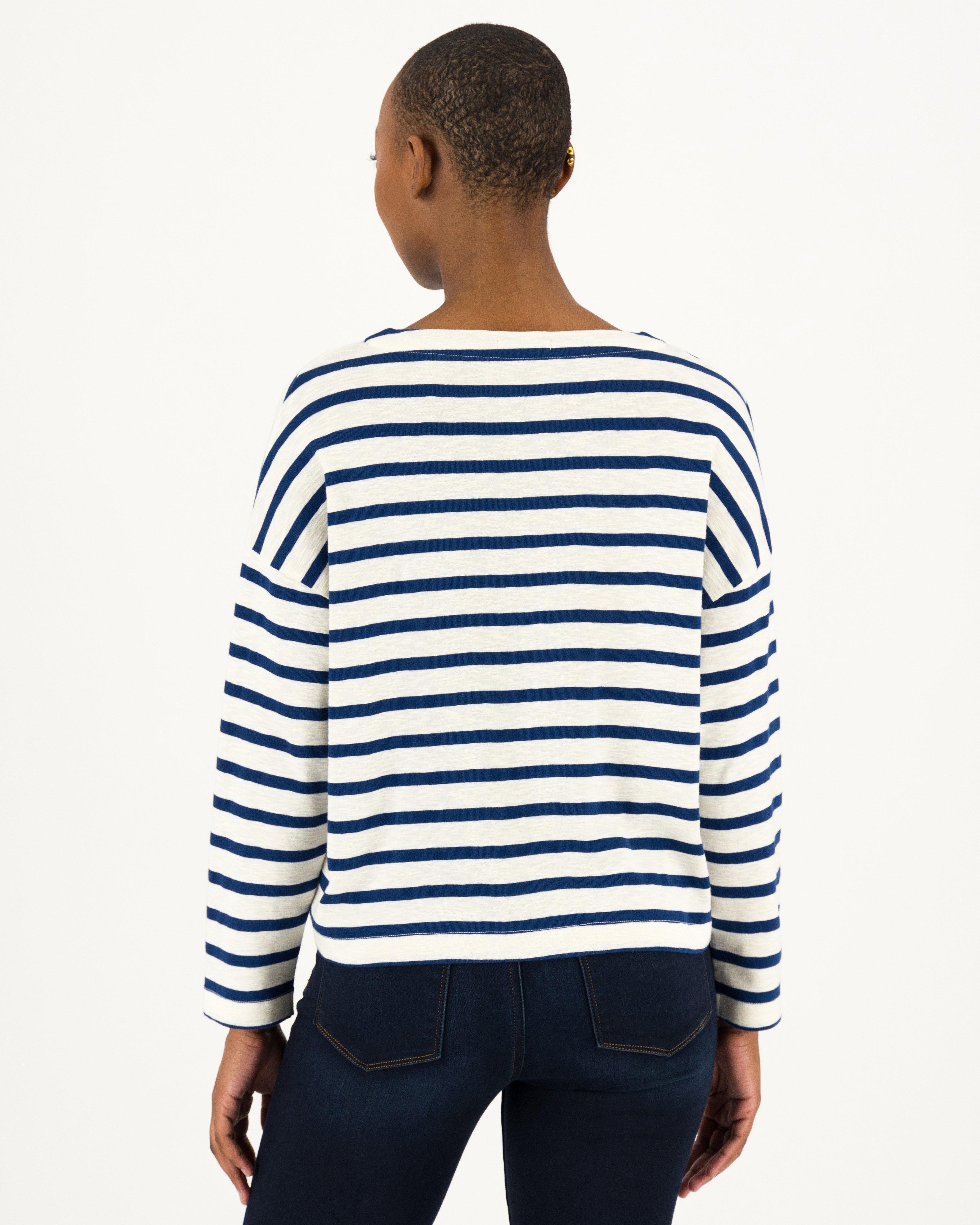 C Sarah Stripe Tee Cape Union Mart