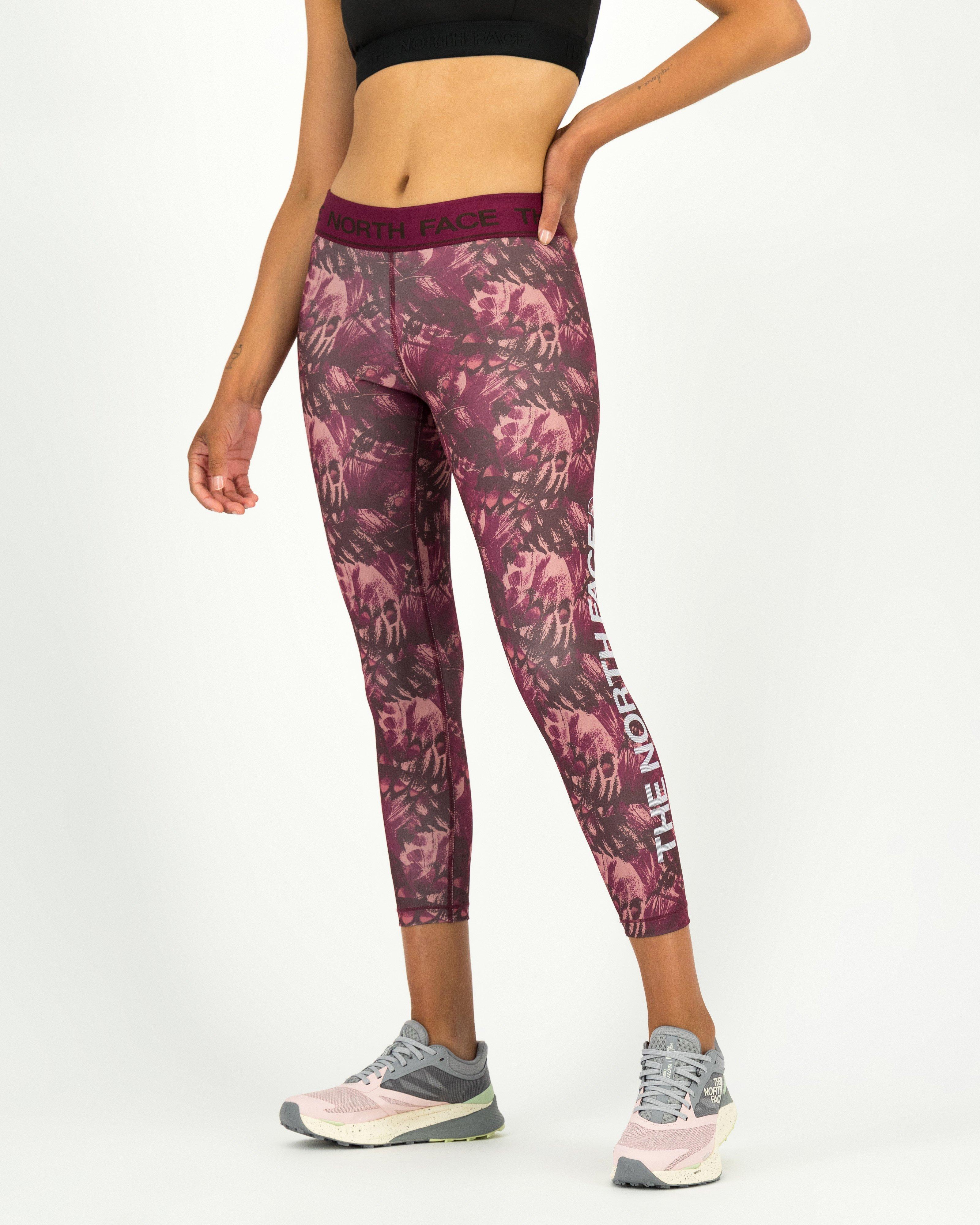 The North Face Women’s Flex Mid Rise Printed Leggings -  Berry