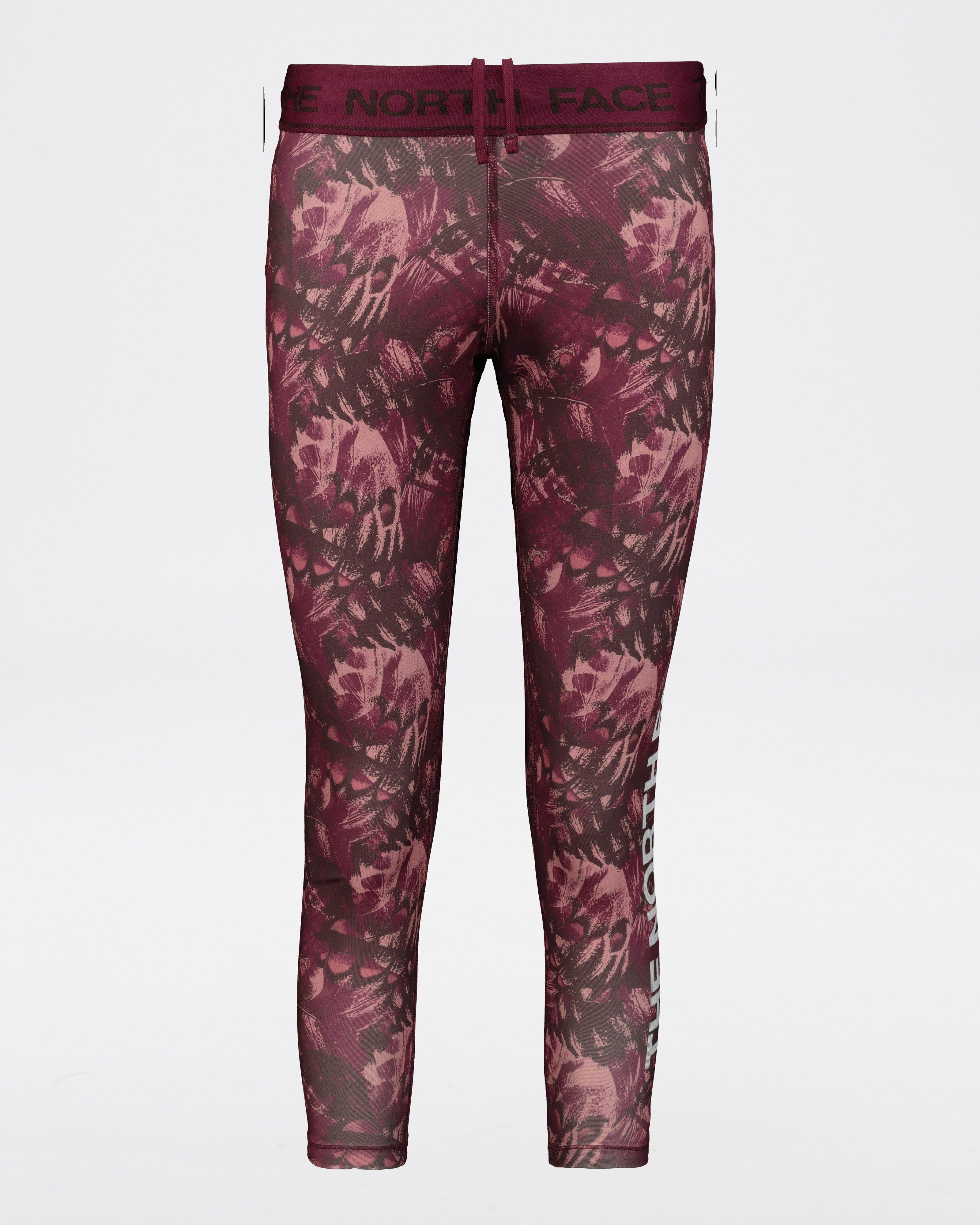 The North Face Women’s Flex Mid Rise Printed Leggings -  Berry