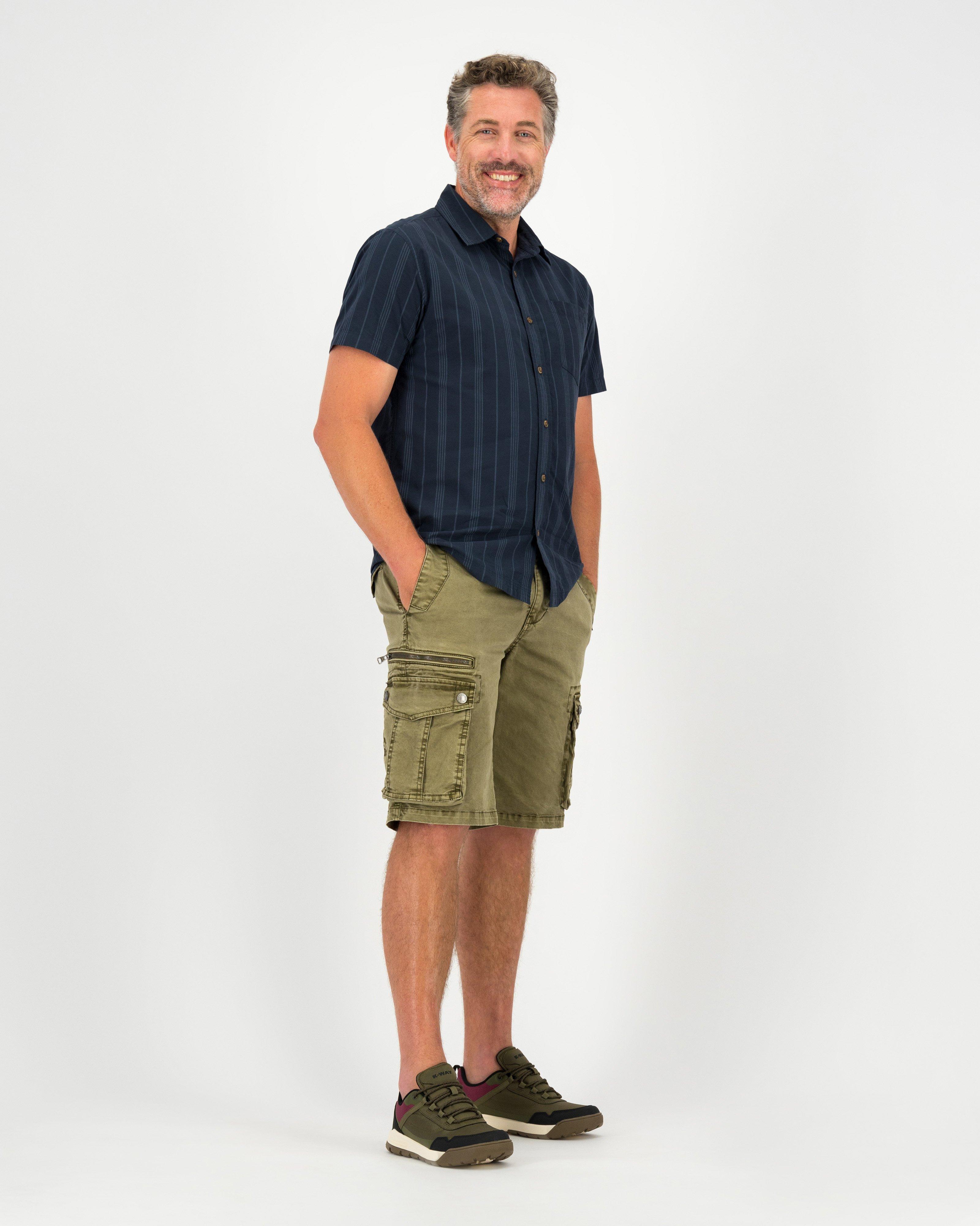 K-Way Elements Men’s Forrest Check Shirt -  Navy