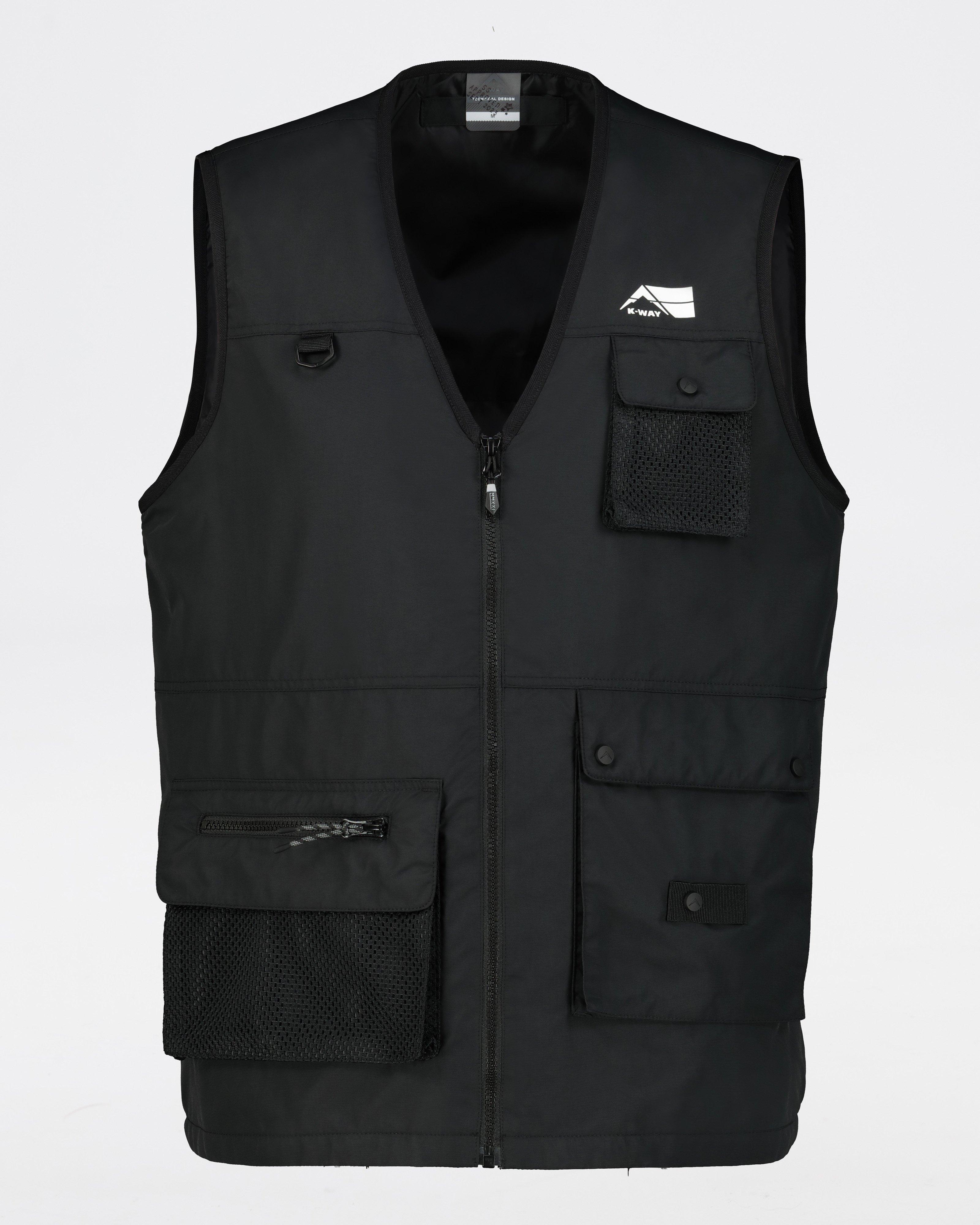 K-Way MMXXI Men’s Insulated Utility Vest  -  Black