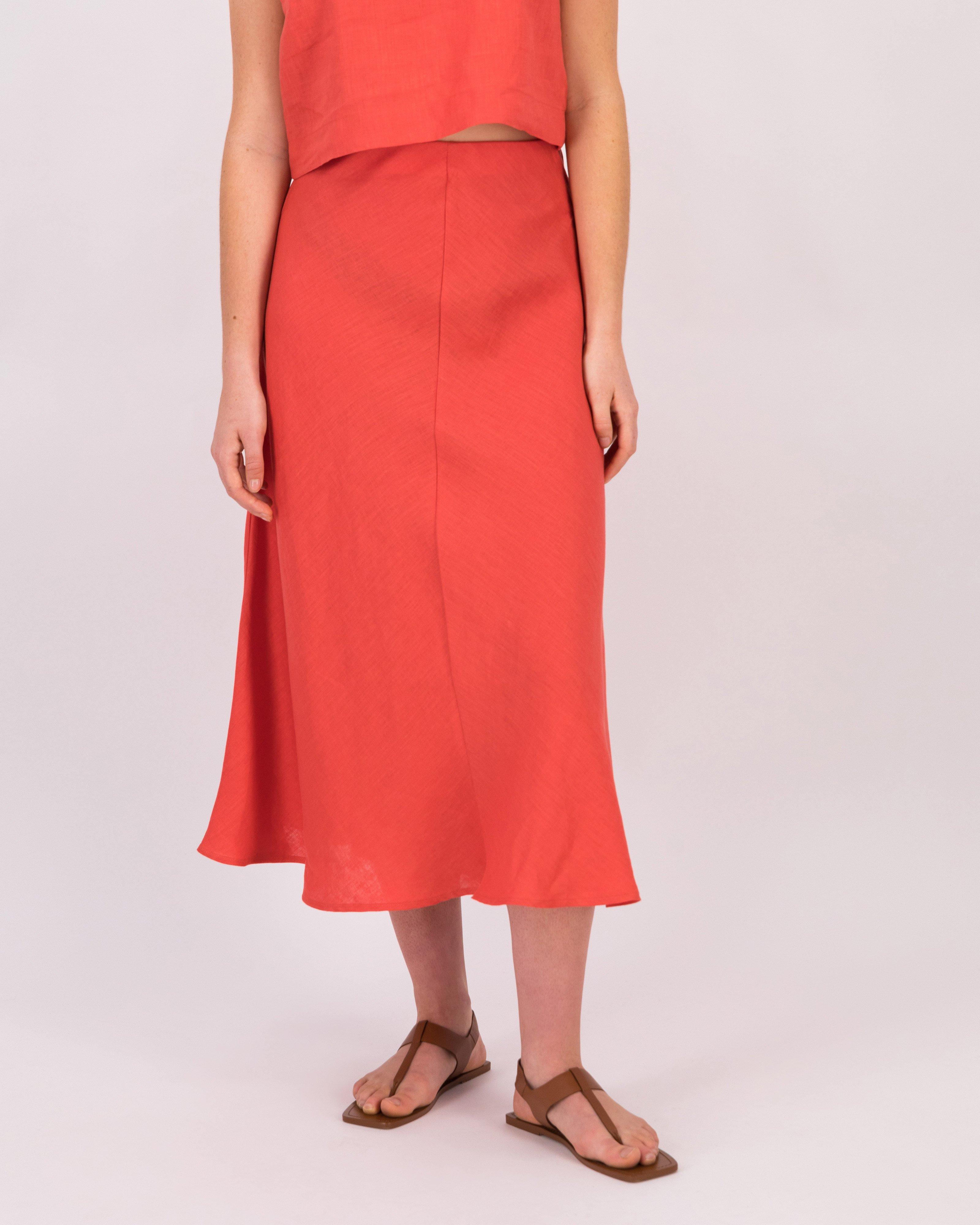 Cocoa Field Linen Skirt Set