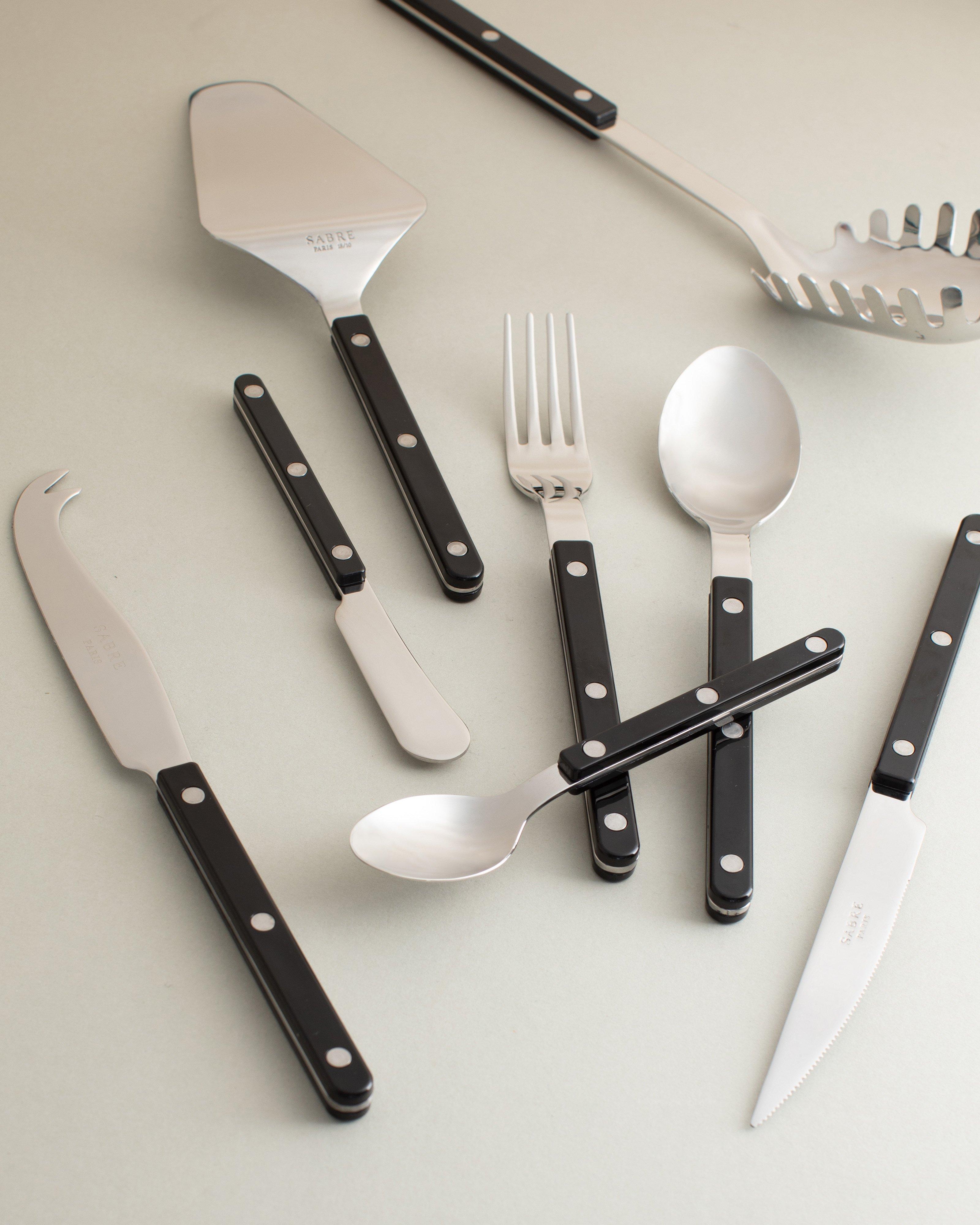 Sabre Bistrot Brilliant 4 Piece Cutlery Set -  Black