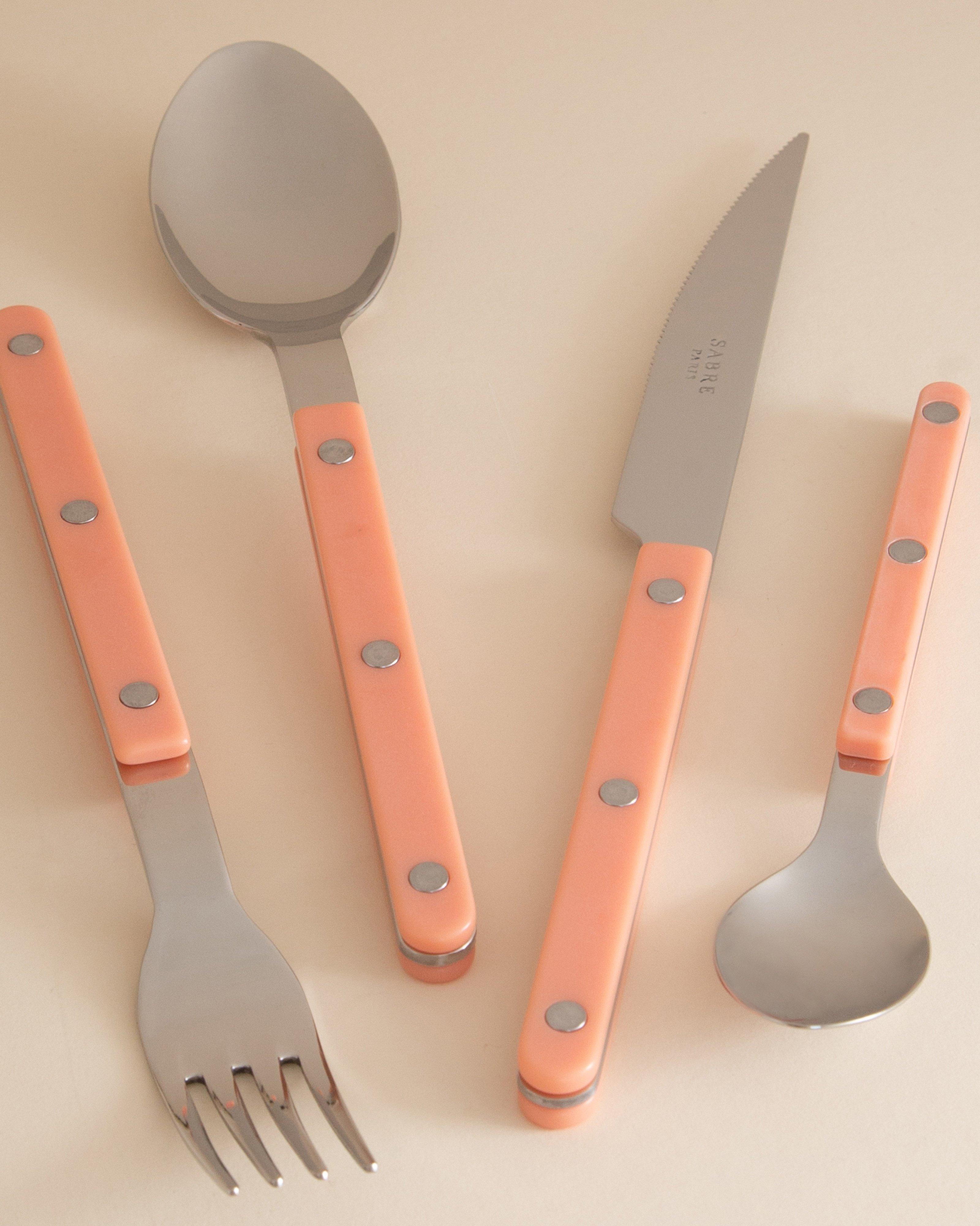 Sabre Bistrot Brilliant 4 Piece Cutlery Set -  Nude