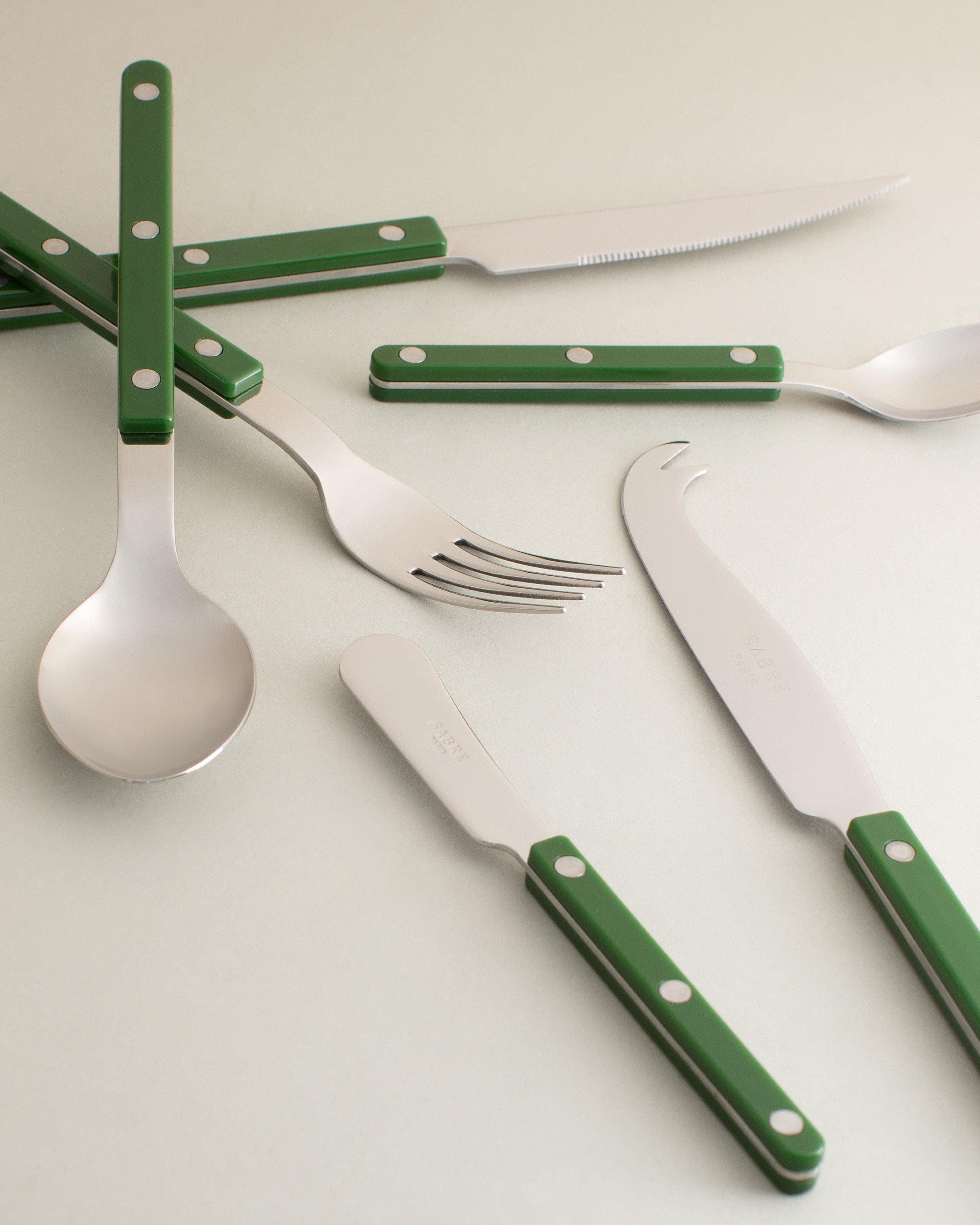 Sabre Bistrot Brilliant 4 Piece Cutlery Set -  Green