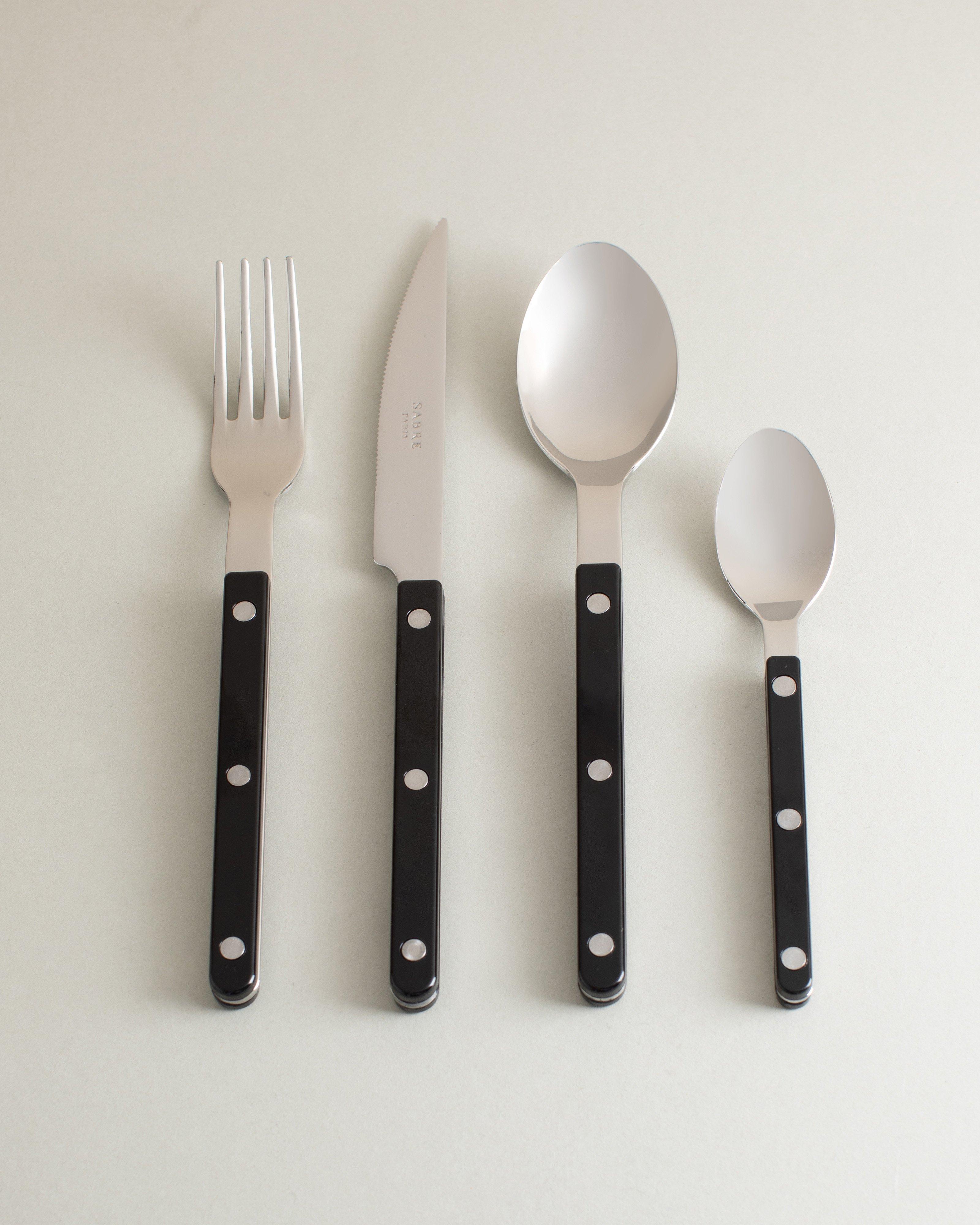 Sabre  Bistro Brilliant 24 pieces Cutlery Set -  Black