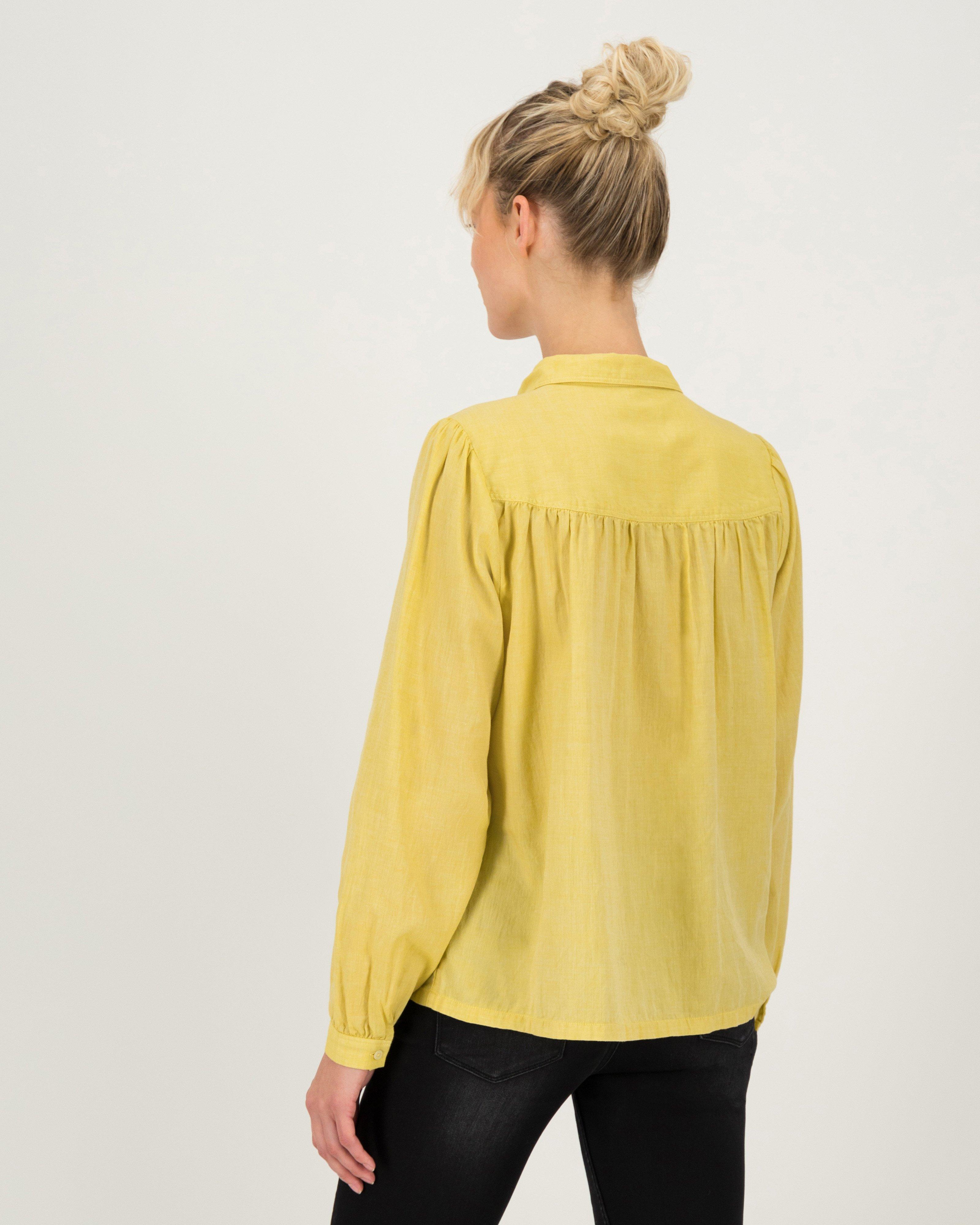 Women's Esme Regular Fit Shirt -  Yellow