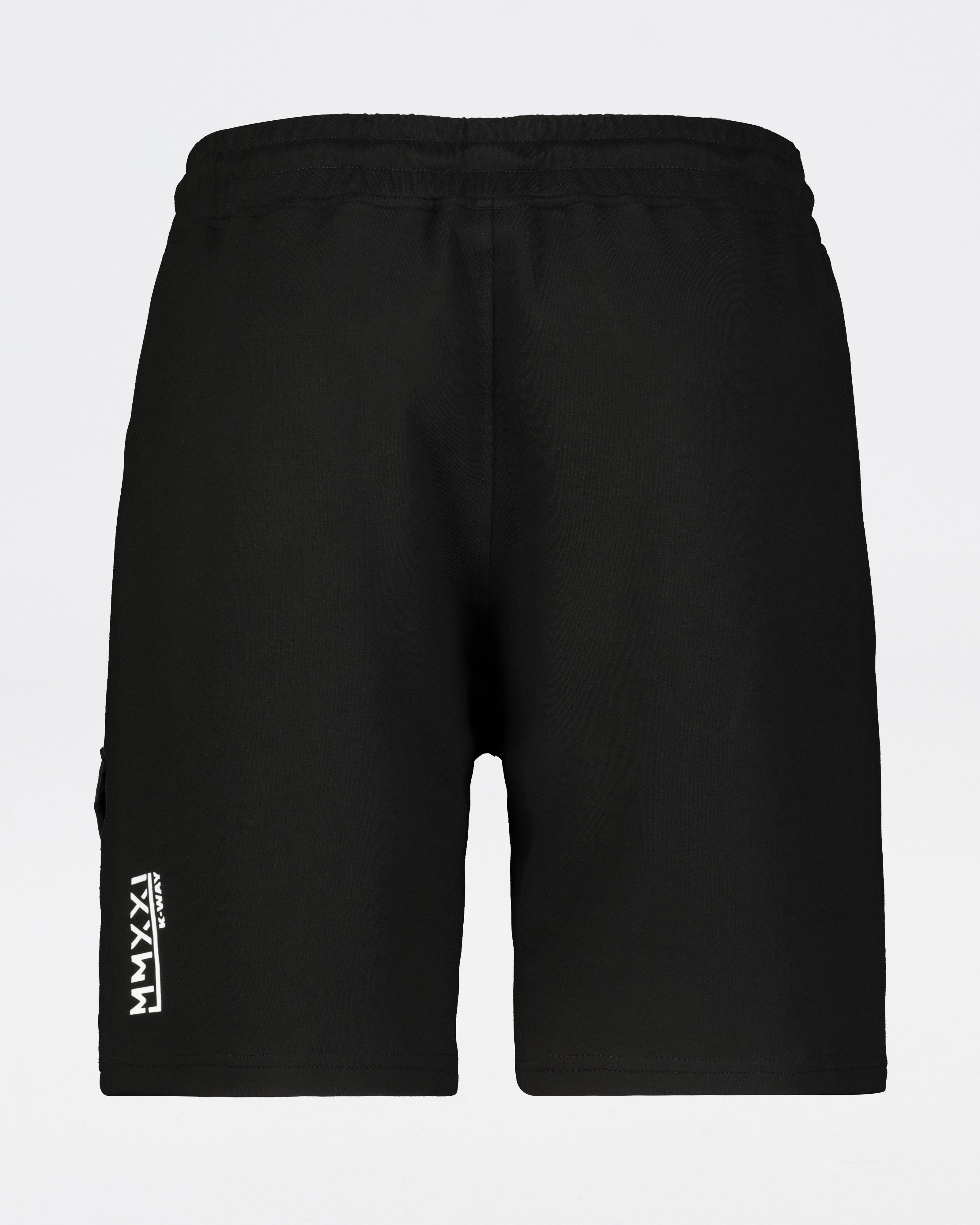 K-Way MMXXI Men’s Ascender Fleece Shorts -  Black