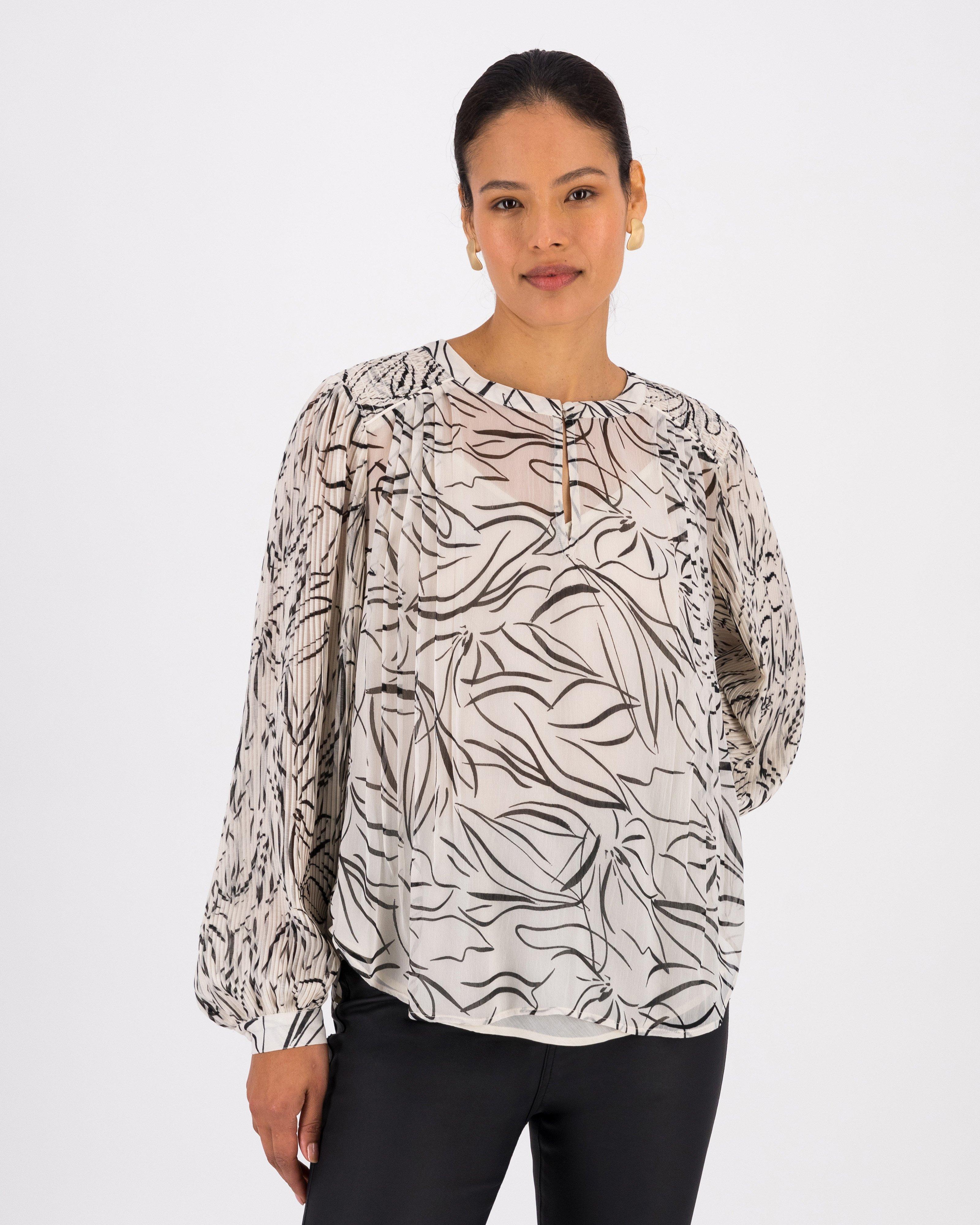 Victoria Printed Blouse - Poetry Clothing Store