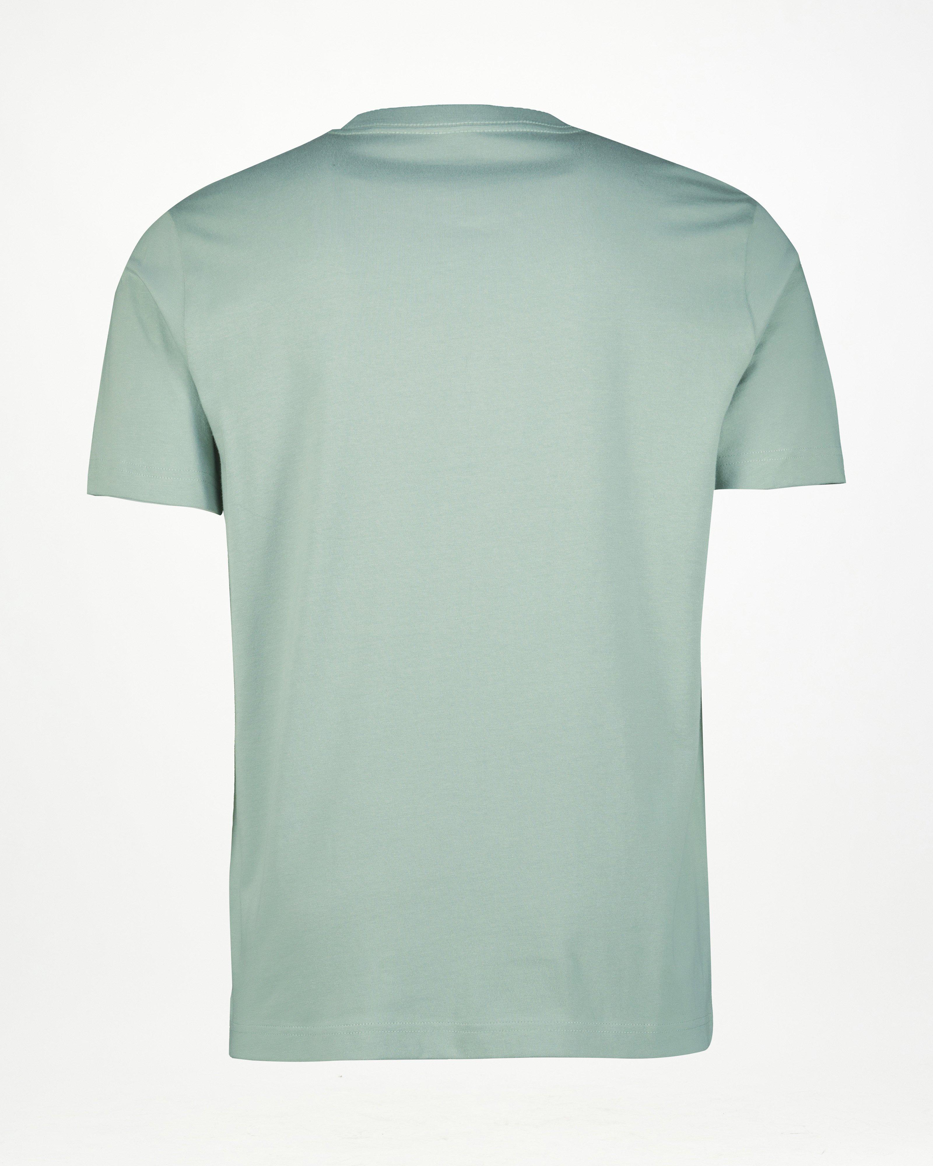 K-Way Elements Men’s Essential Logo Cotton T-shirt -  Sage