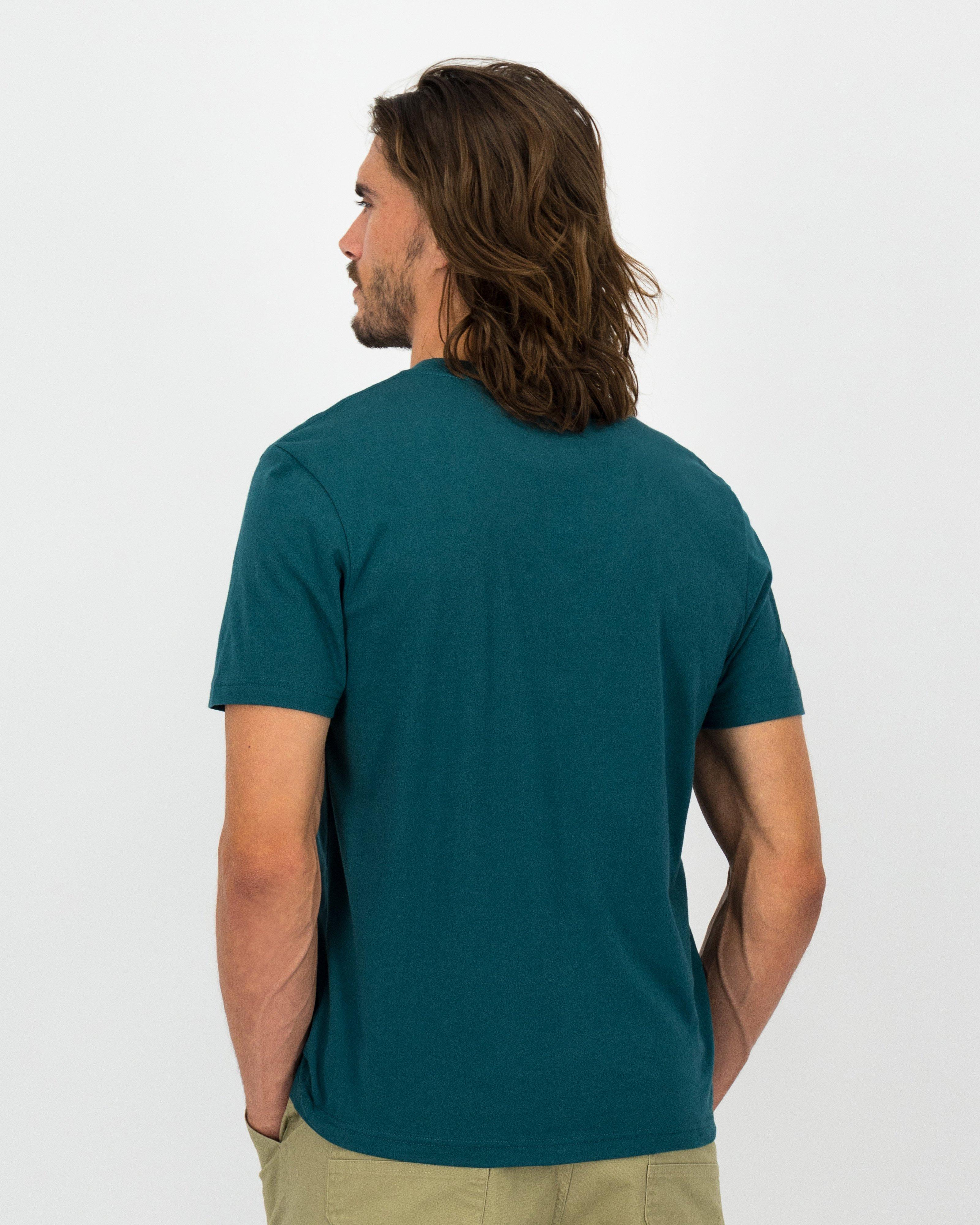 K-Way Elements Men’s Essential Logo Cotton T-shirt -  Jade