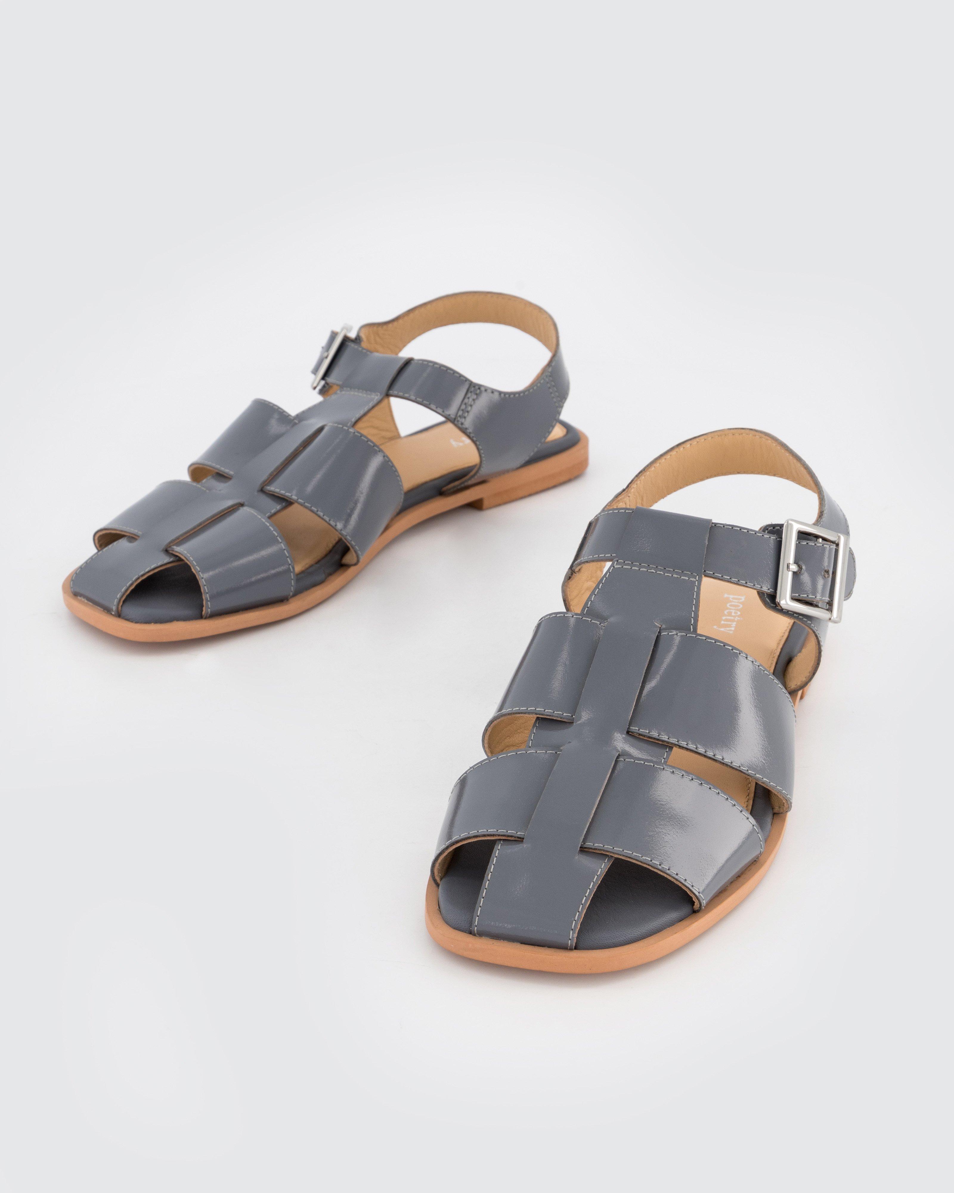 janna perforated wedge sandal