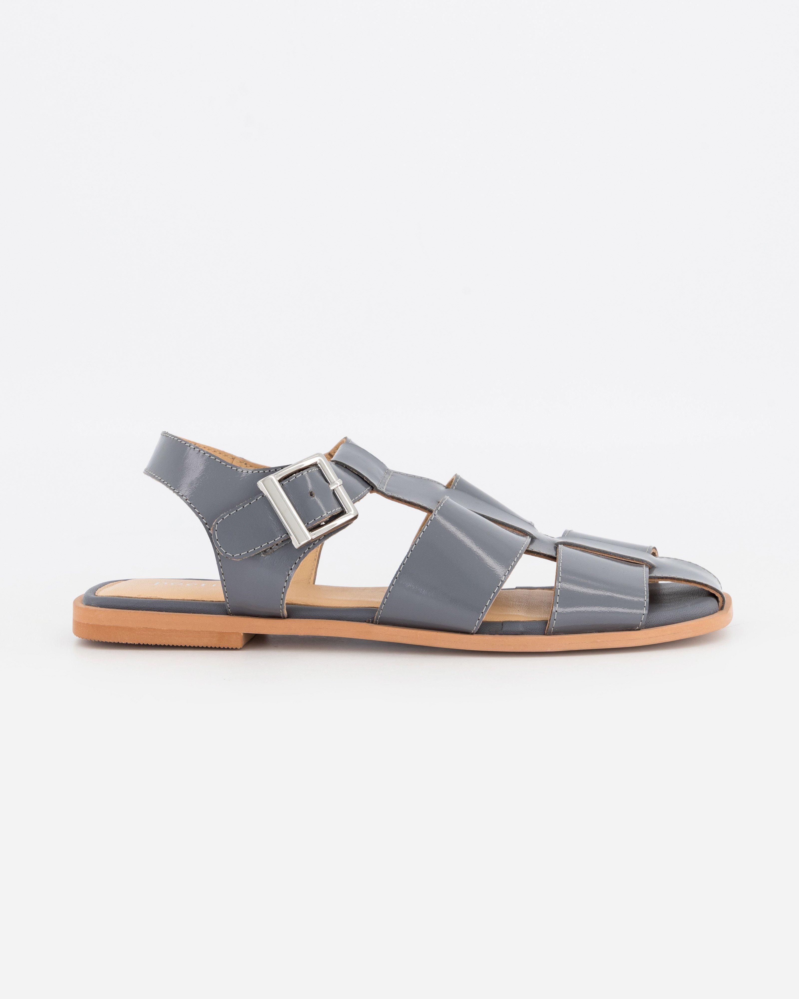 Janina Patent Sandal -  Grey