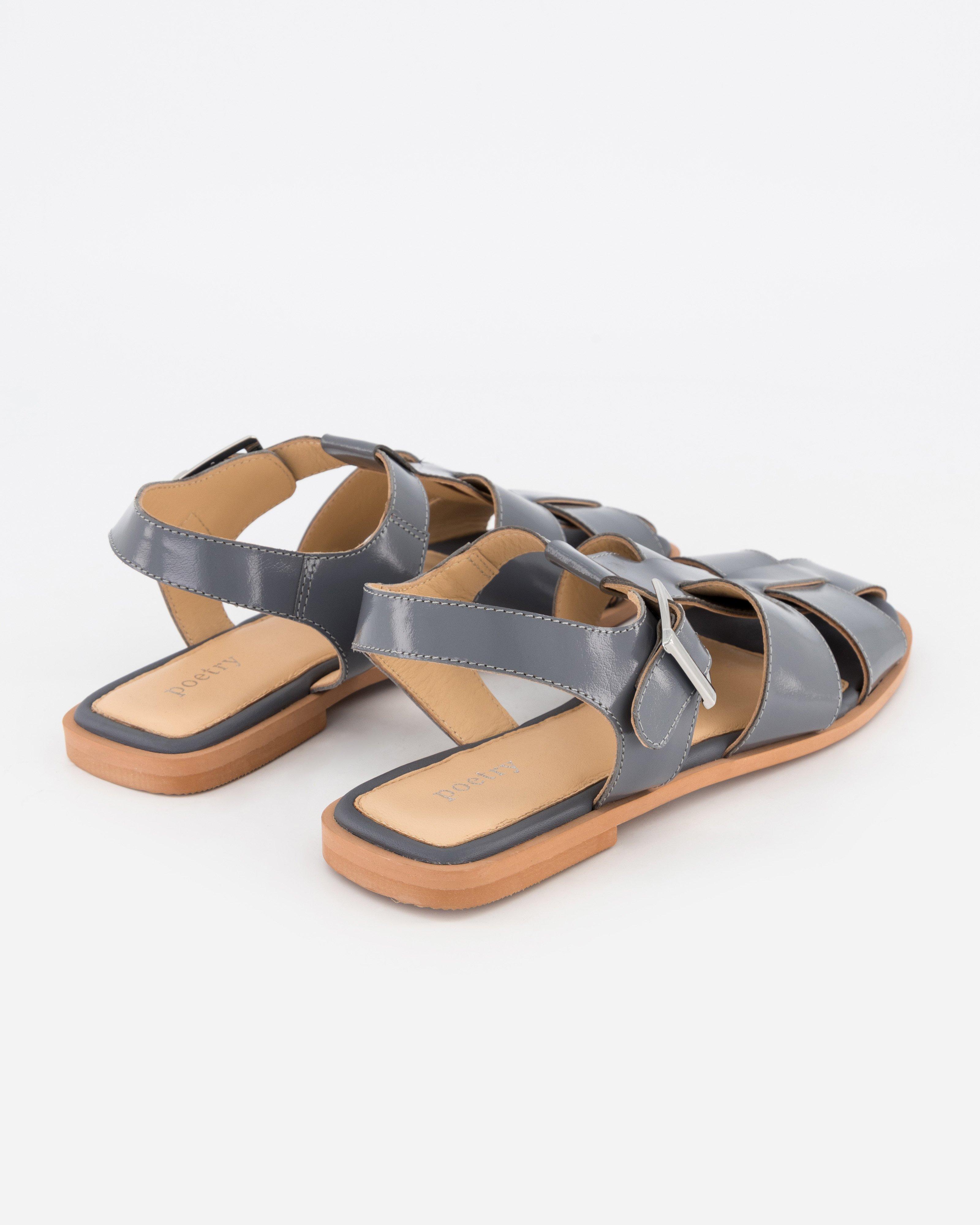 Janina Patent Sandal - Poetry Clothing Store