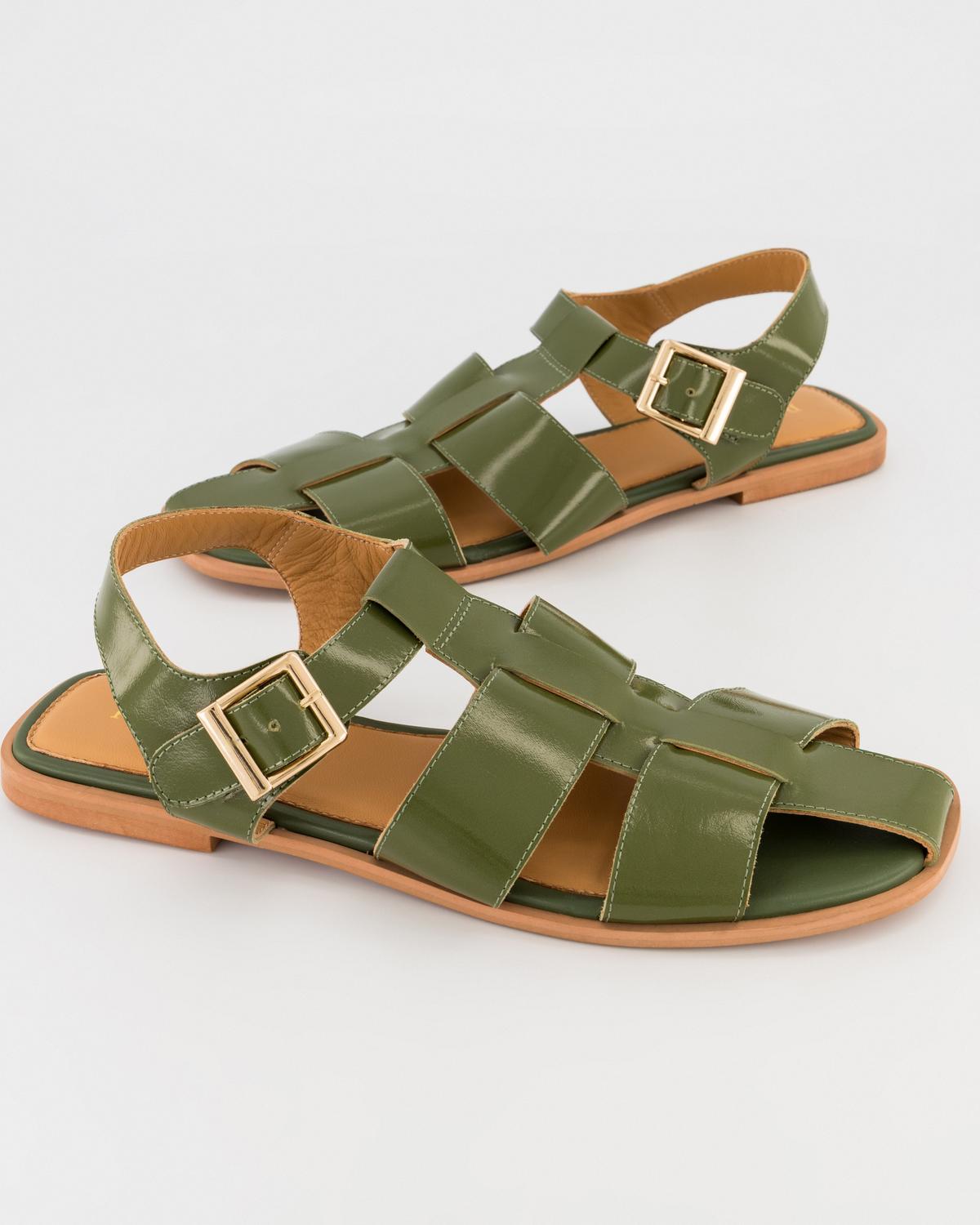 Janina Patent Sandal - Poetry Clothing Store