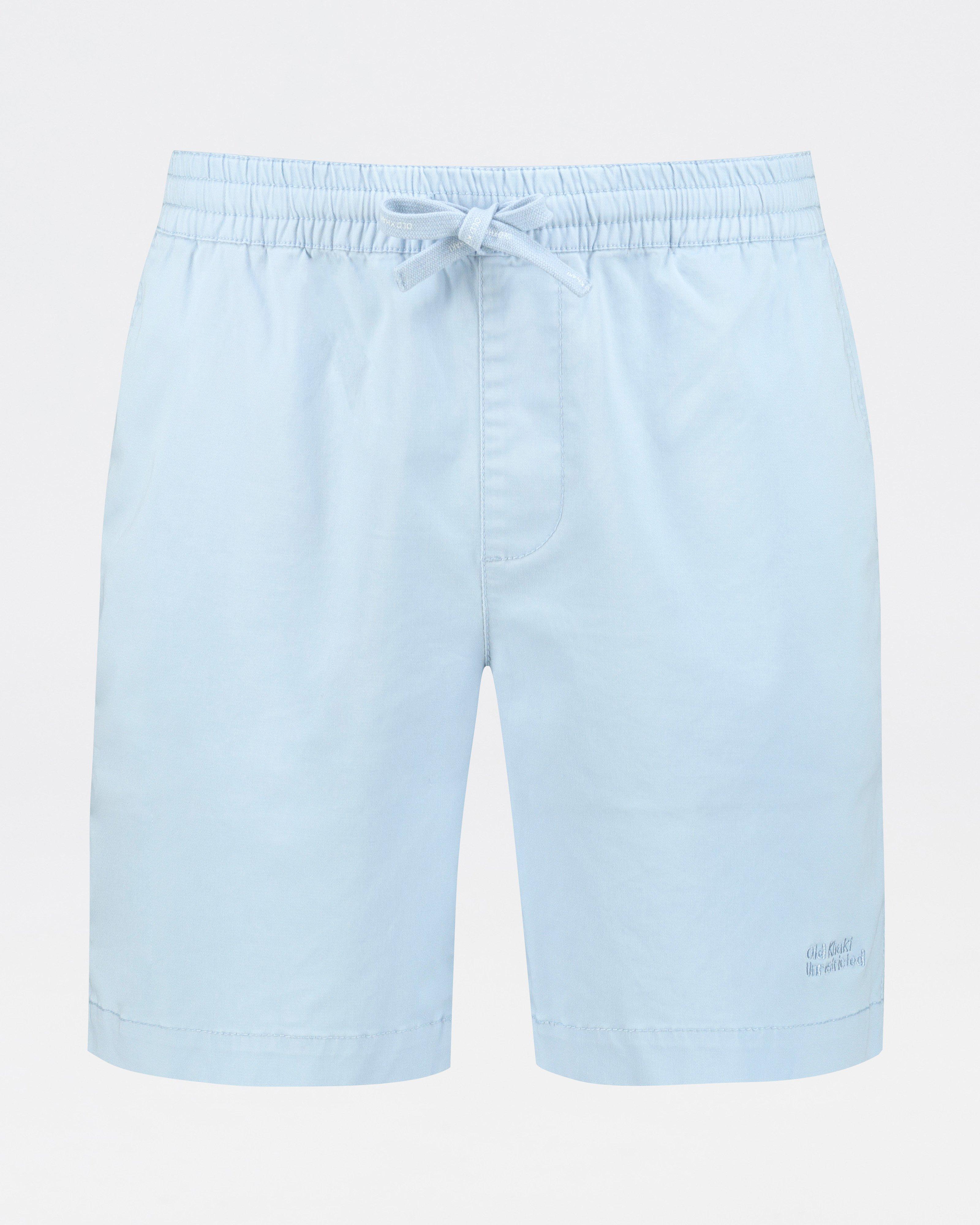 Men's Simon Pull-On Shorts -  Light Blue