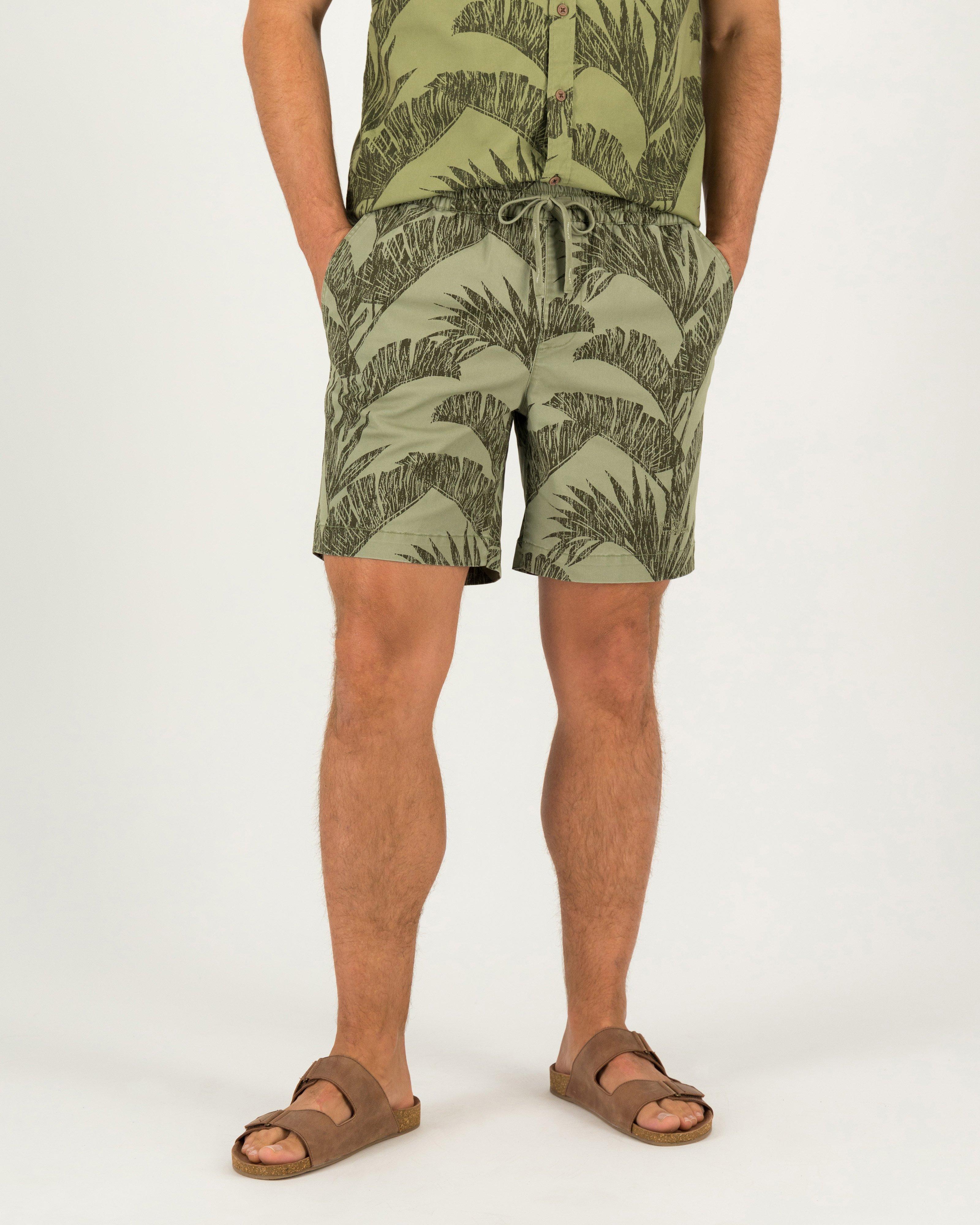 Men's Simon Pull-On Shorts -  Sage