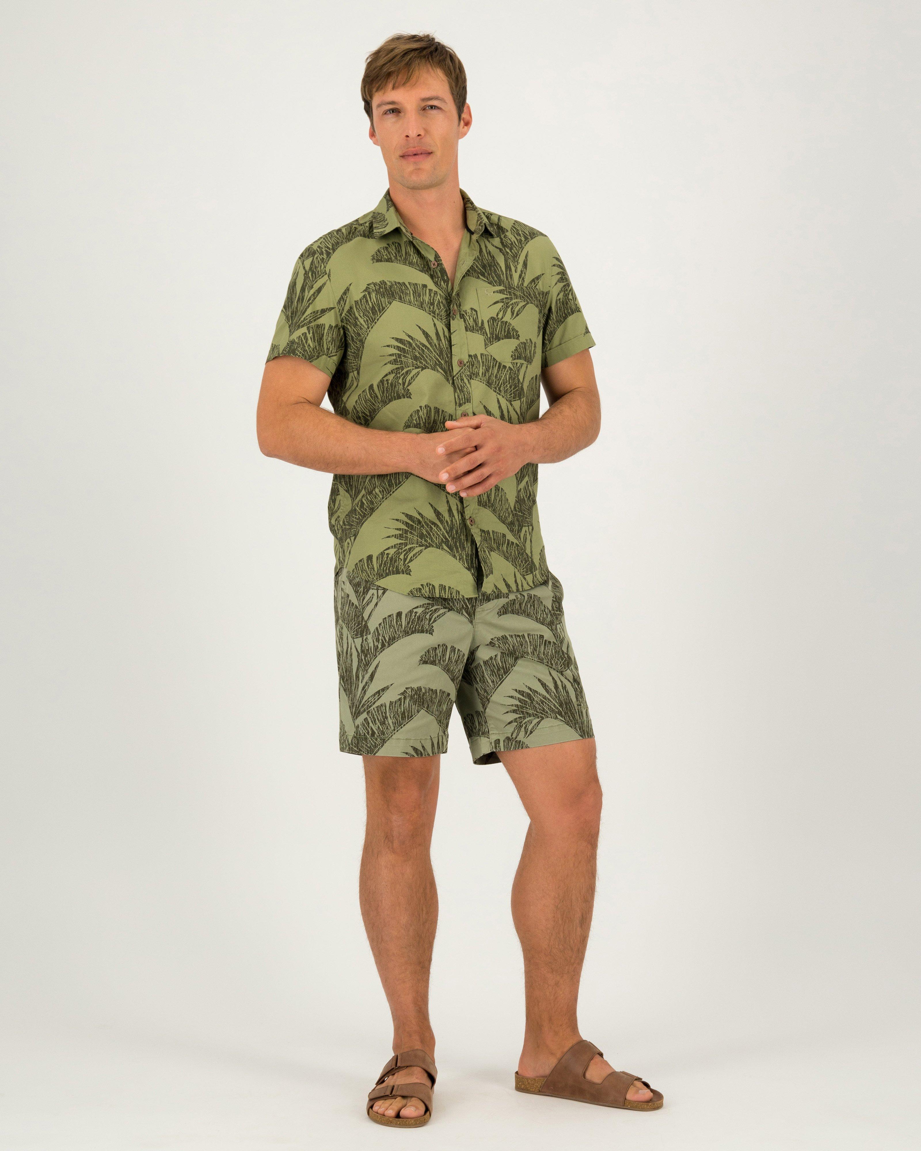 Men's Simon Pull-On Shorts -  Sage