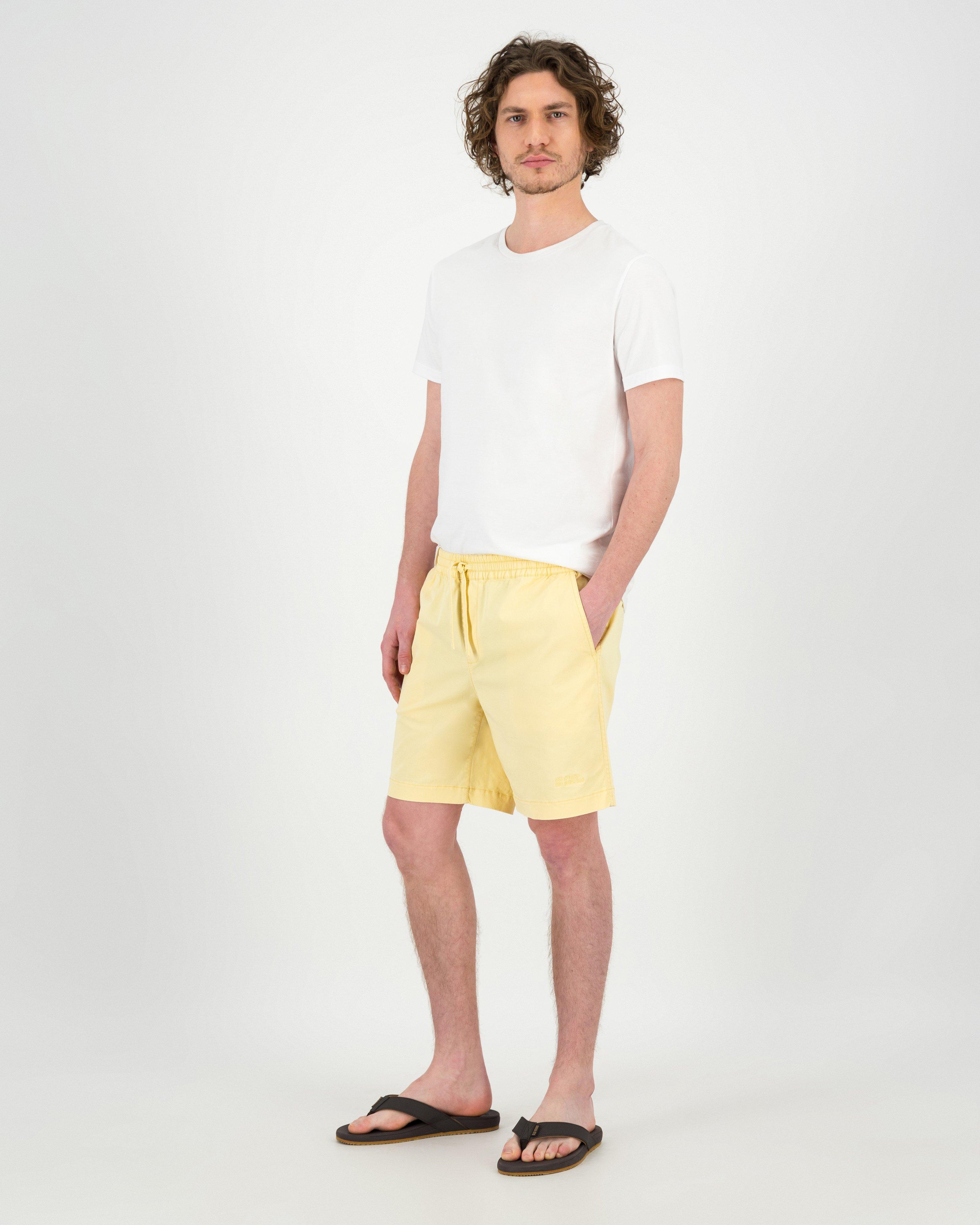 Men's Simon Pull-On Shorts -  Yellow